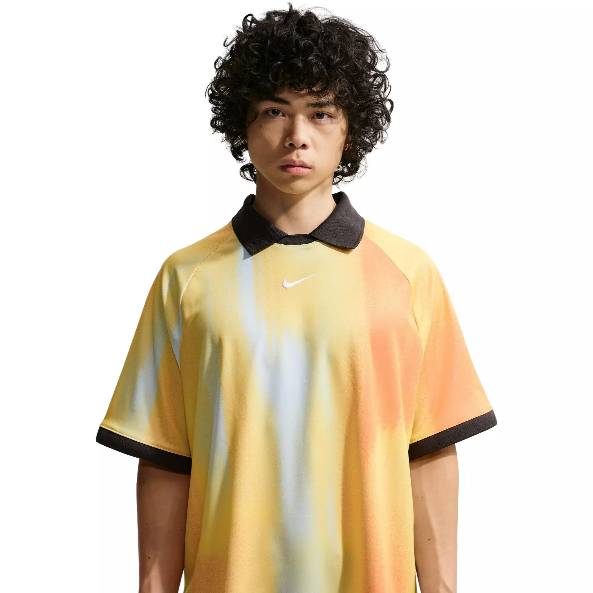 Nike Men's SB Dri-FIT Jacquard Skate Jersey - GOLD