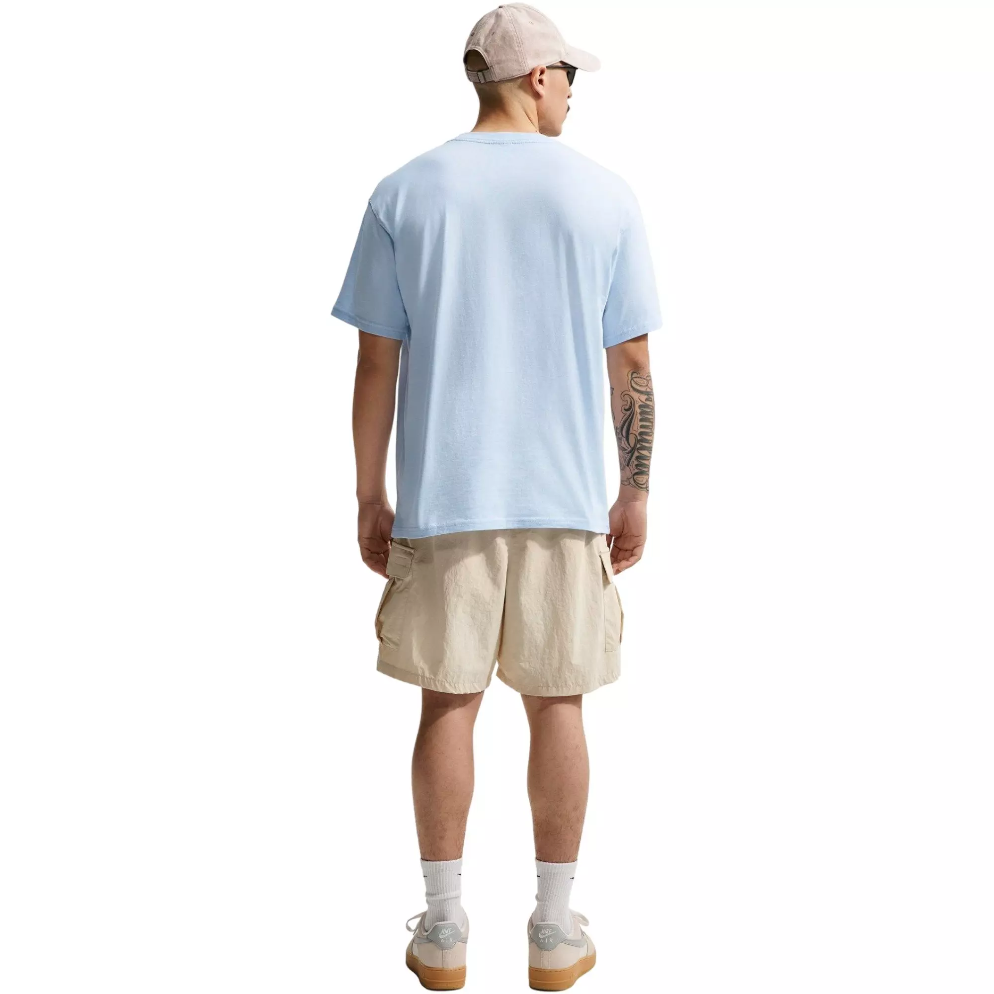 Nike Men's Sportswear Short-Sleeve Tee - LT BLUE