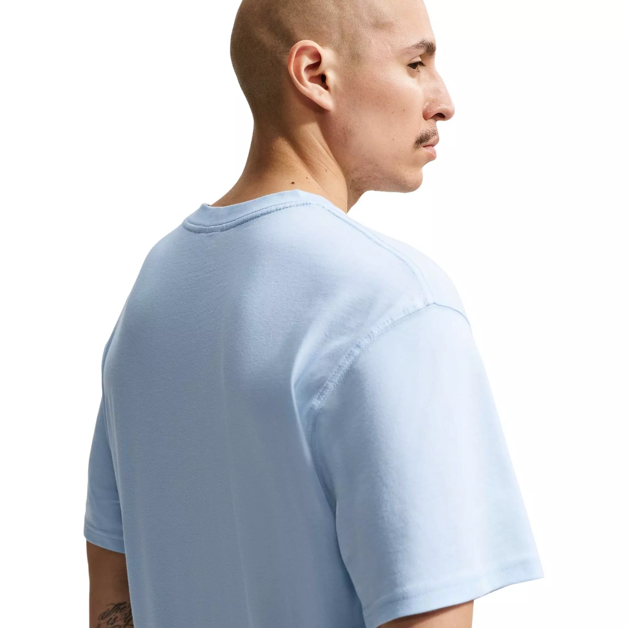 Nike Men's Sportswear Short-Sleeve Tee - LT BLUE