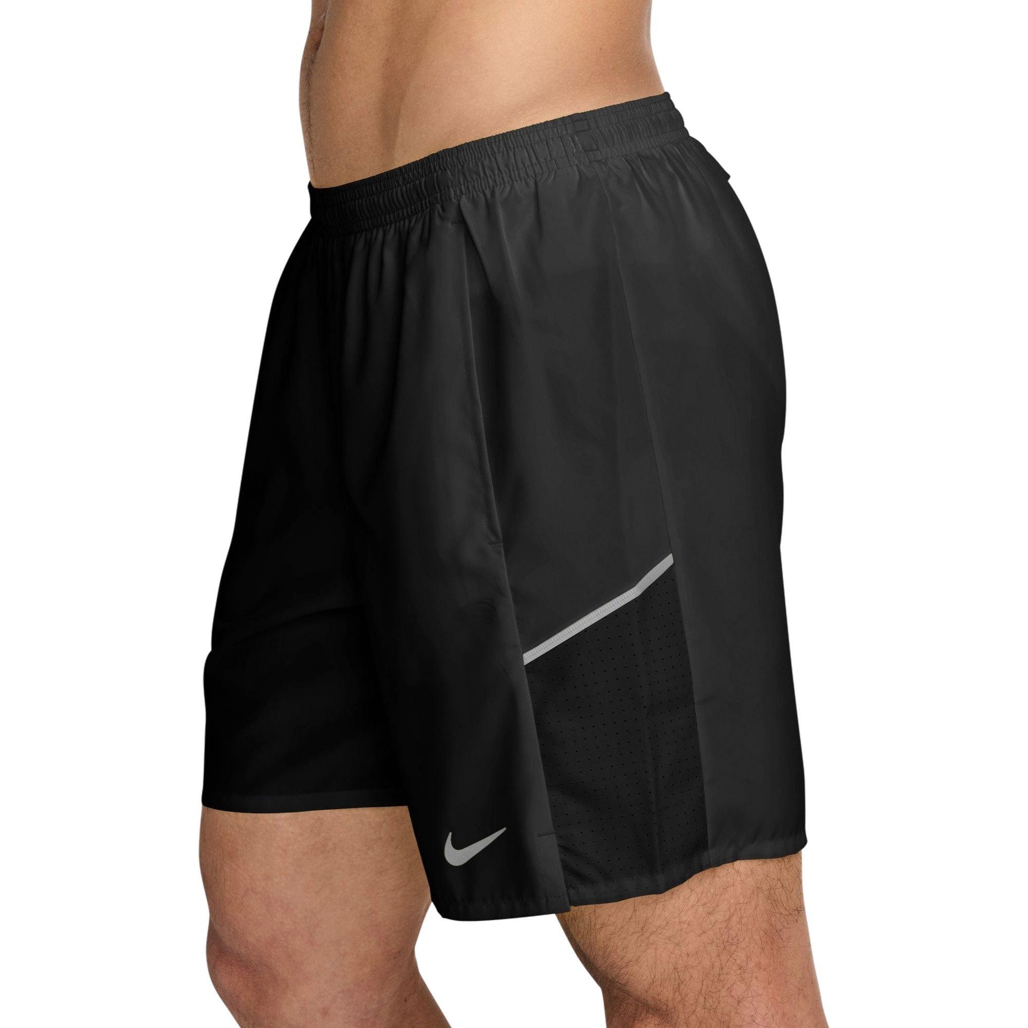 Nike Men's Miler Dri-FIT 7" Brief-Lined Running Shorts - BLACK Thumbnail View 4