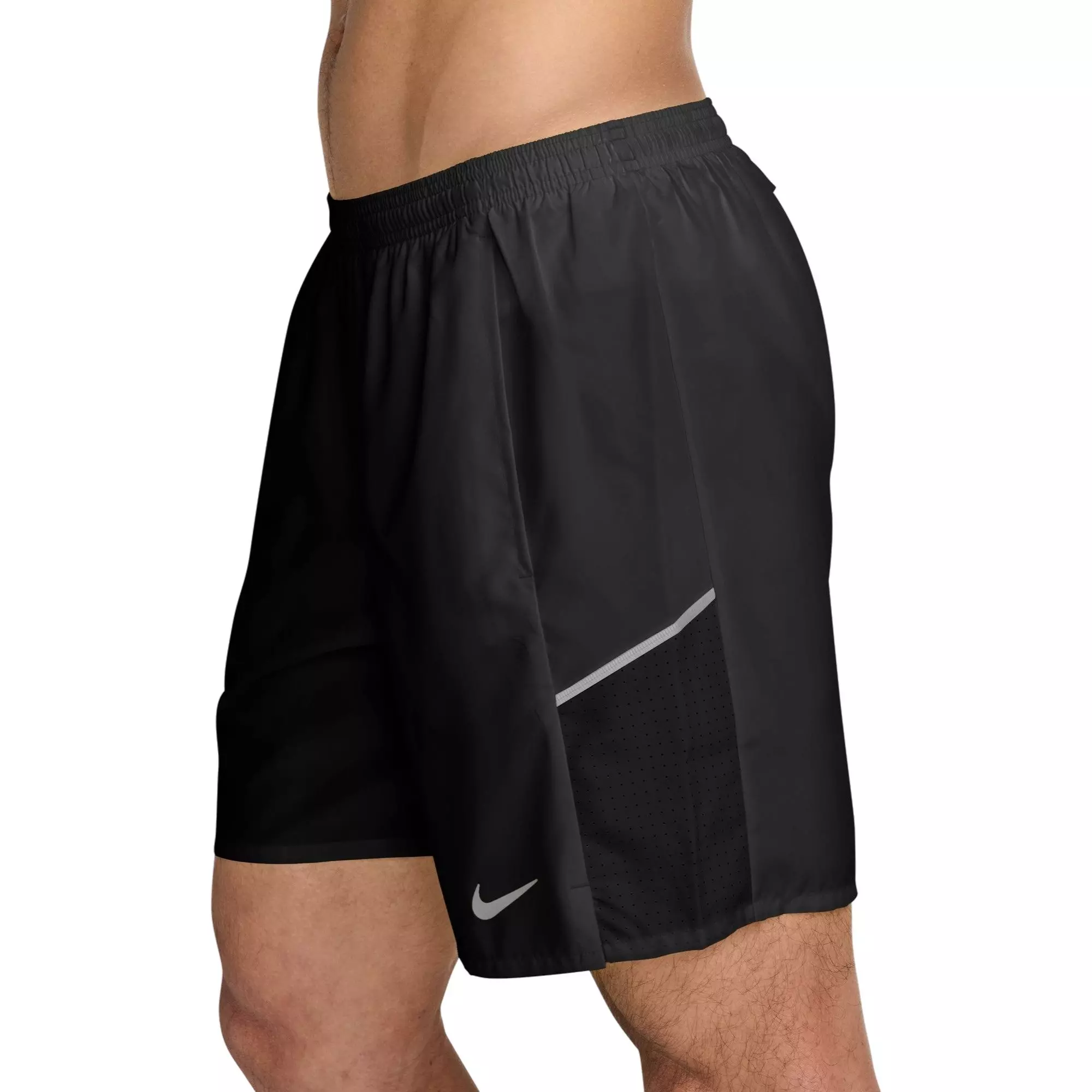 Nike Men's Miler Dri-FIT 7" Brief-Lined Running Shorts - BLACK
