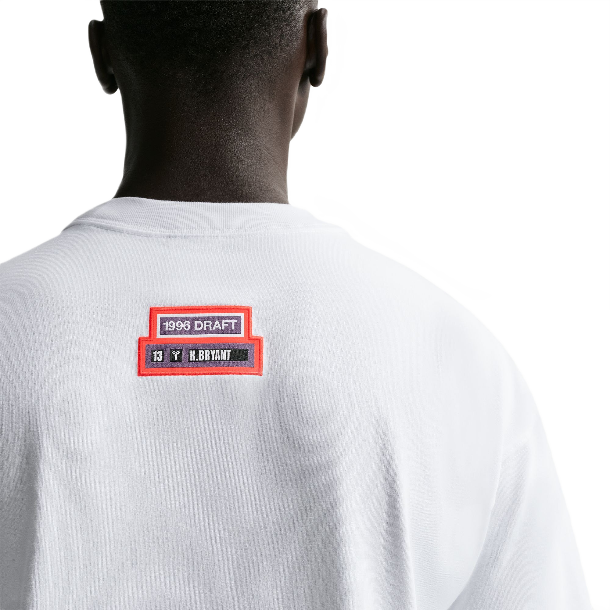 Nike Men's Kobe "Draft Pack" Basketball Tee - WHITE Thumbnail View 4
