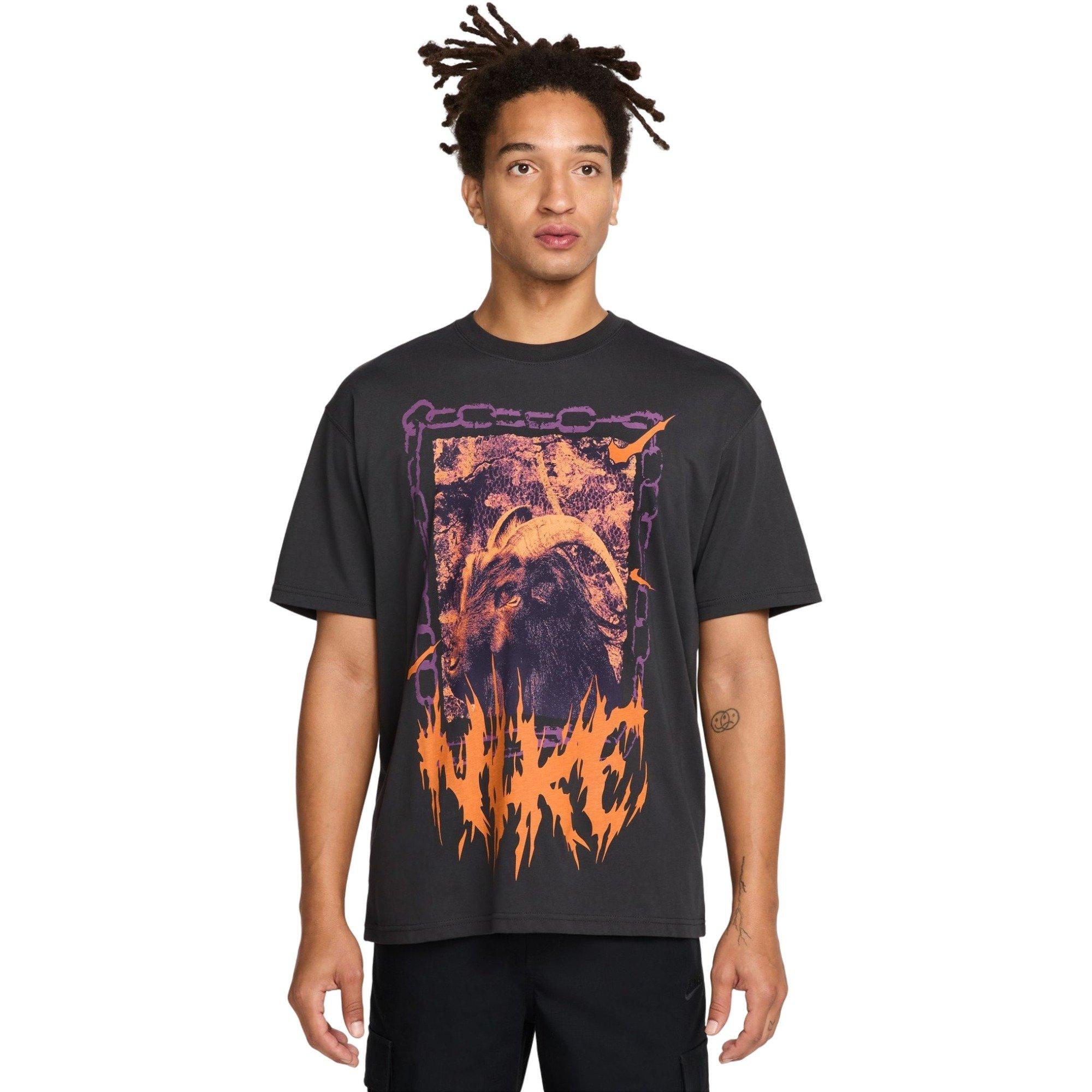 Nike Men's Basketball Tee - Black - BLACK Thumbnail View 1