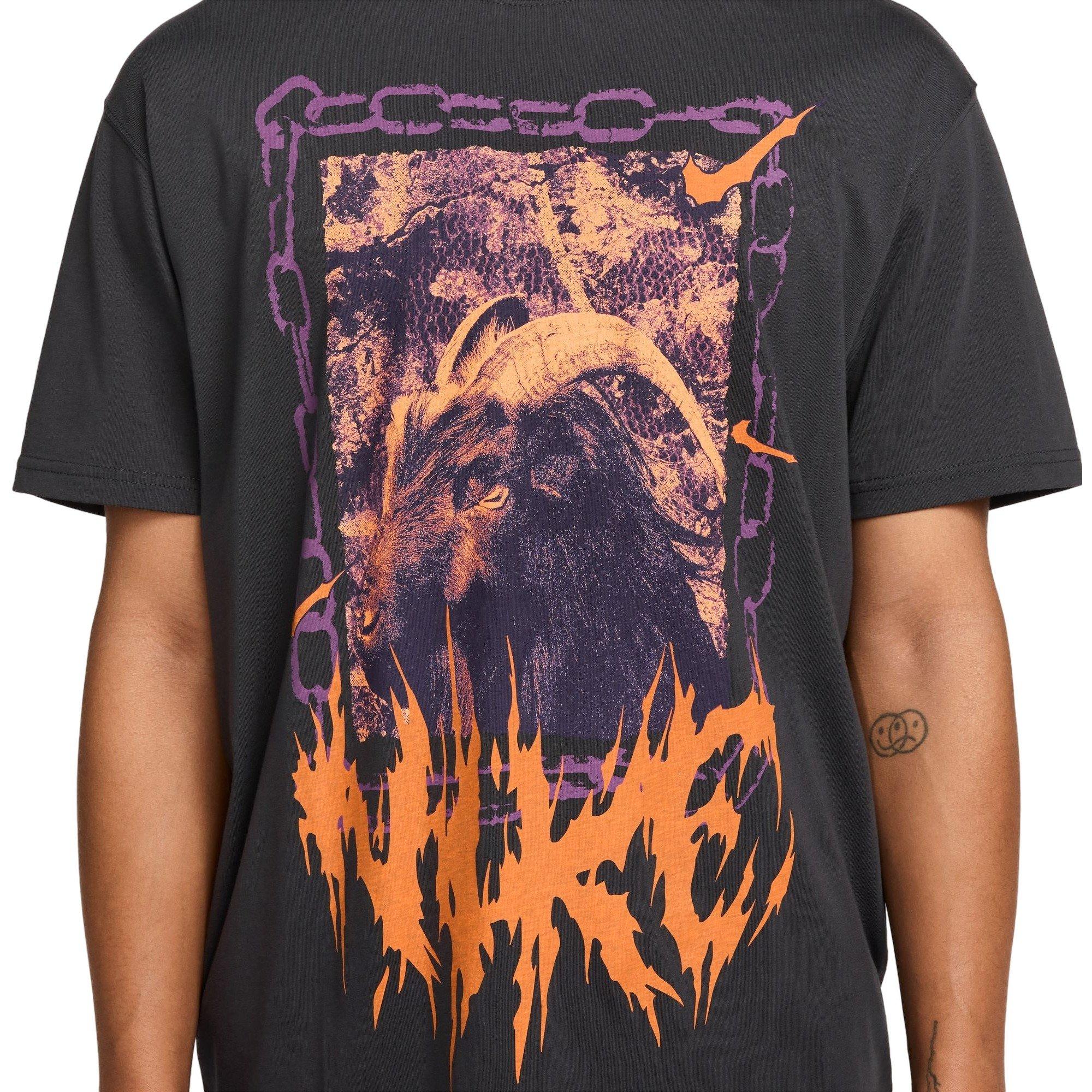 Nike Men's Basketball Tee - Black - BLACK Thumbnail View 3