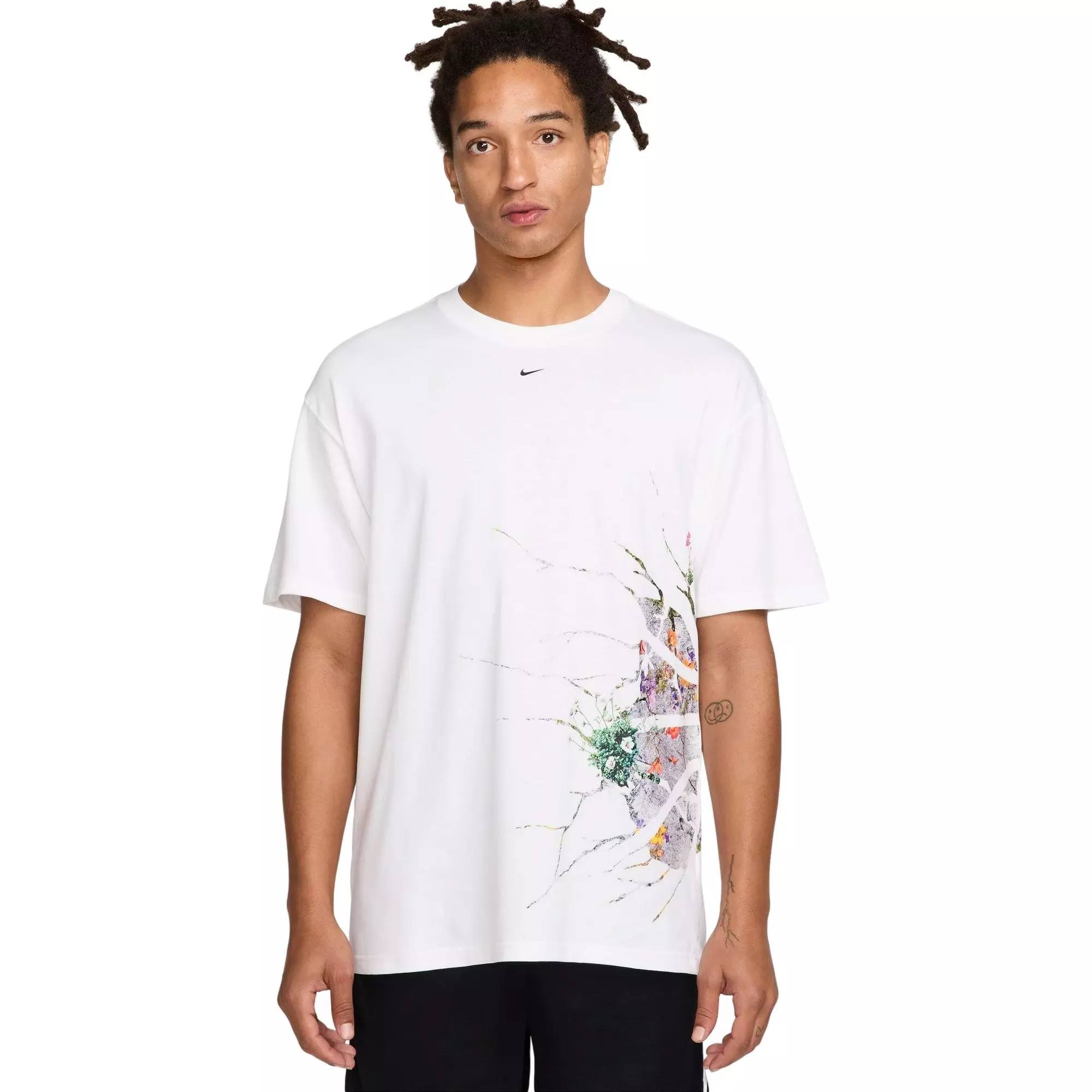 Nike Men's Basketball Tee - WHITE