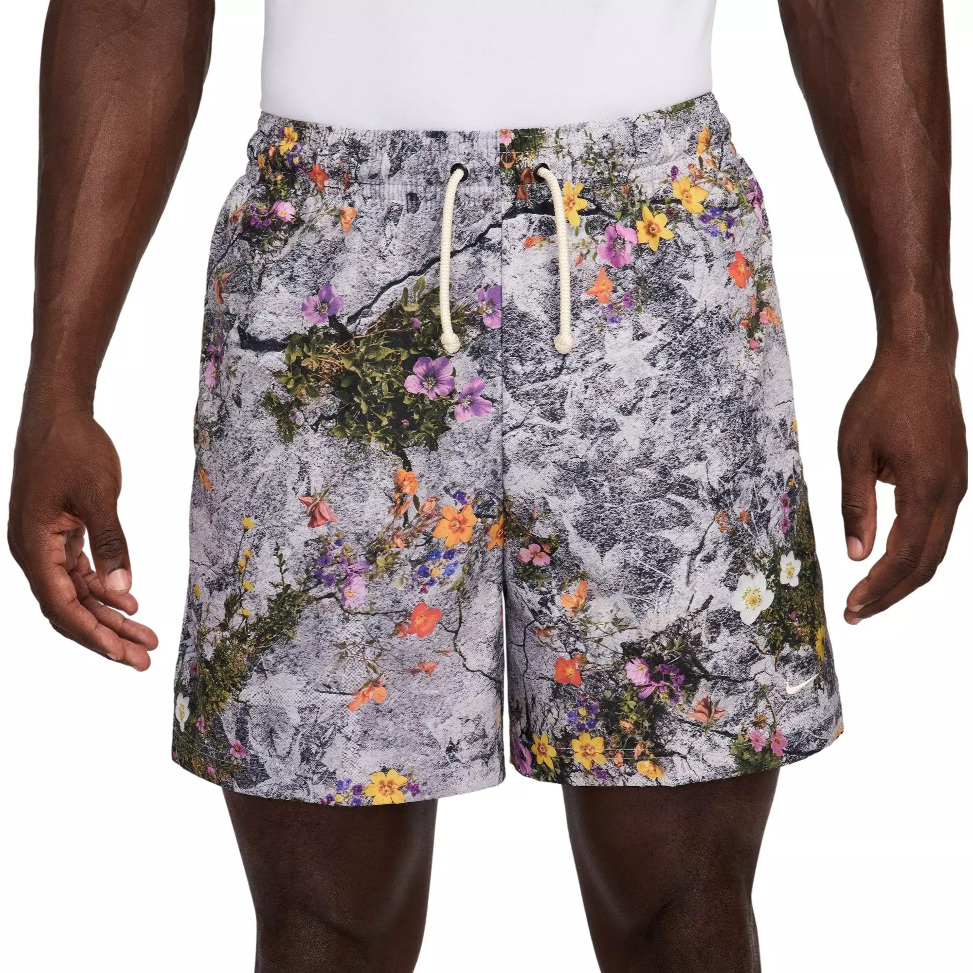 Nike Men's Standard Issue Dri-FIT 5" Practice Woven Basketball Shorts - GREY