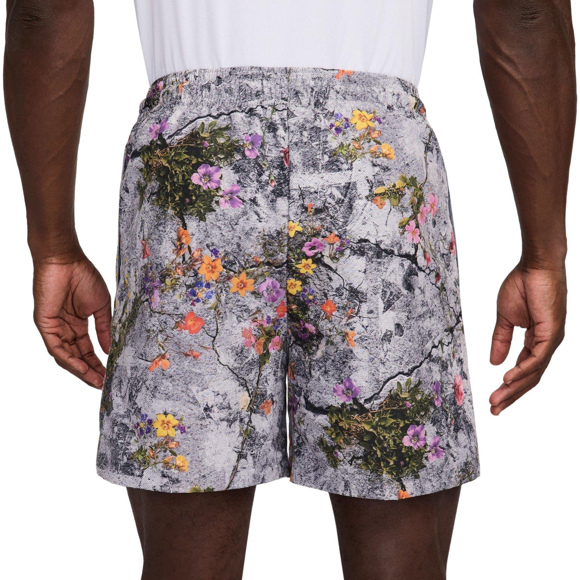 Nike Men's Standard Issue Dri-FIT 5" Practice Woven Basketball Shorts - GREY Thumbnail View 2