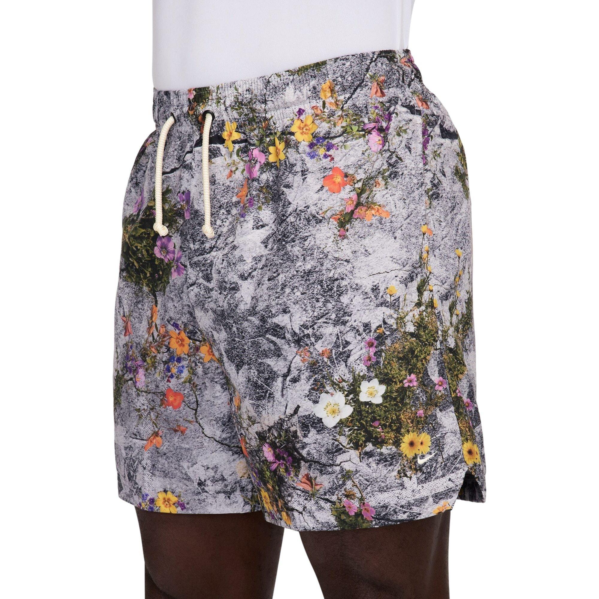 Nike Men's Standard Issue Dri-FIT 5" Practice Woven Basketball Shorts - GREY Thumbnail View 3