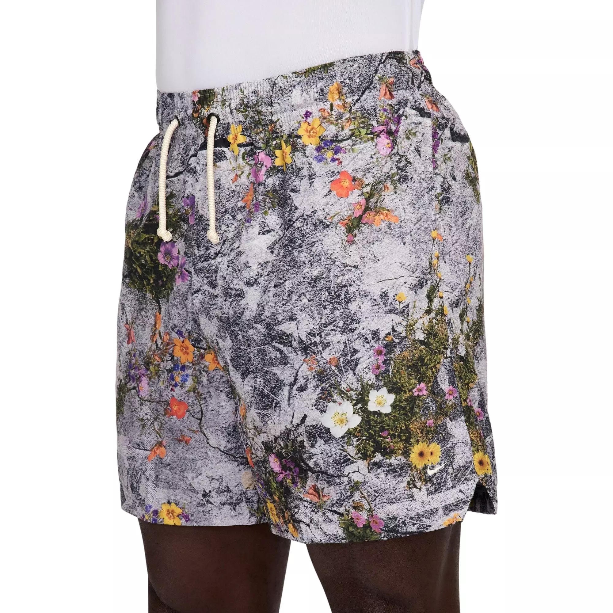 Nike Men's Standard Issue Dri-FIT 5" Practice Woven Basketball Shorts - GREY