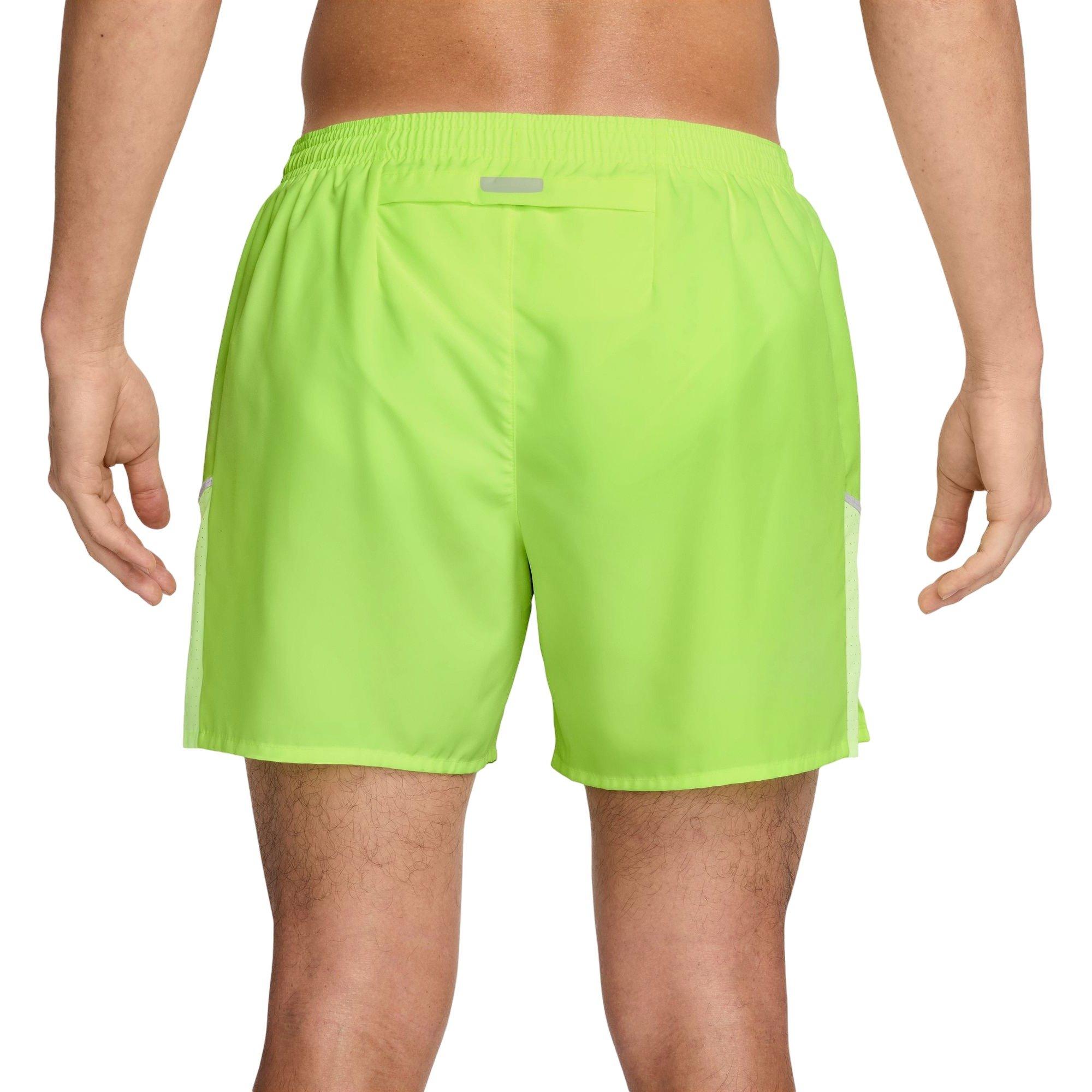 Nike Men's Miler Dri-FIT 5" Brief-Lined Running Shorts - Volt - VOLT Thumbnail View 2