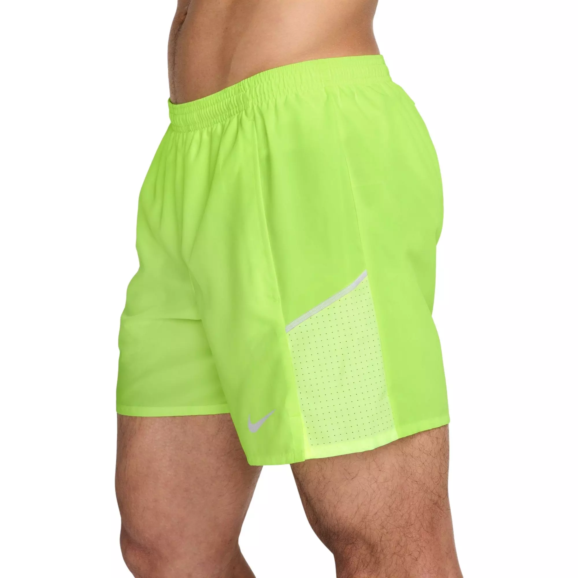 Nike Men's Miler Dri-FIT 5" Brief-Lined Running Shorts - Volt - VOLT