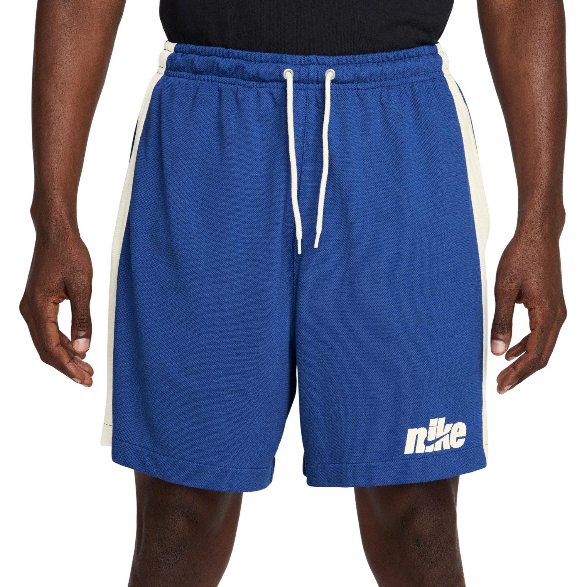 Nike Men's Sportswear Club Knit Flow Shorts - Blue/White - BLUE/WHITE Thumbnail View 1