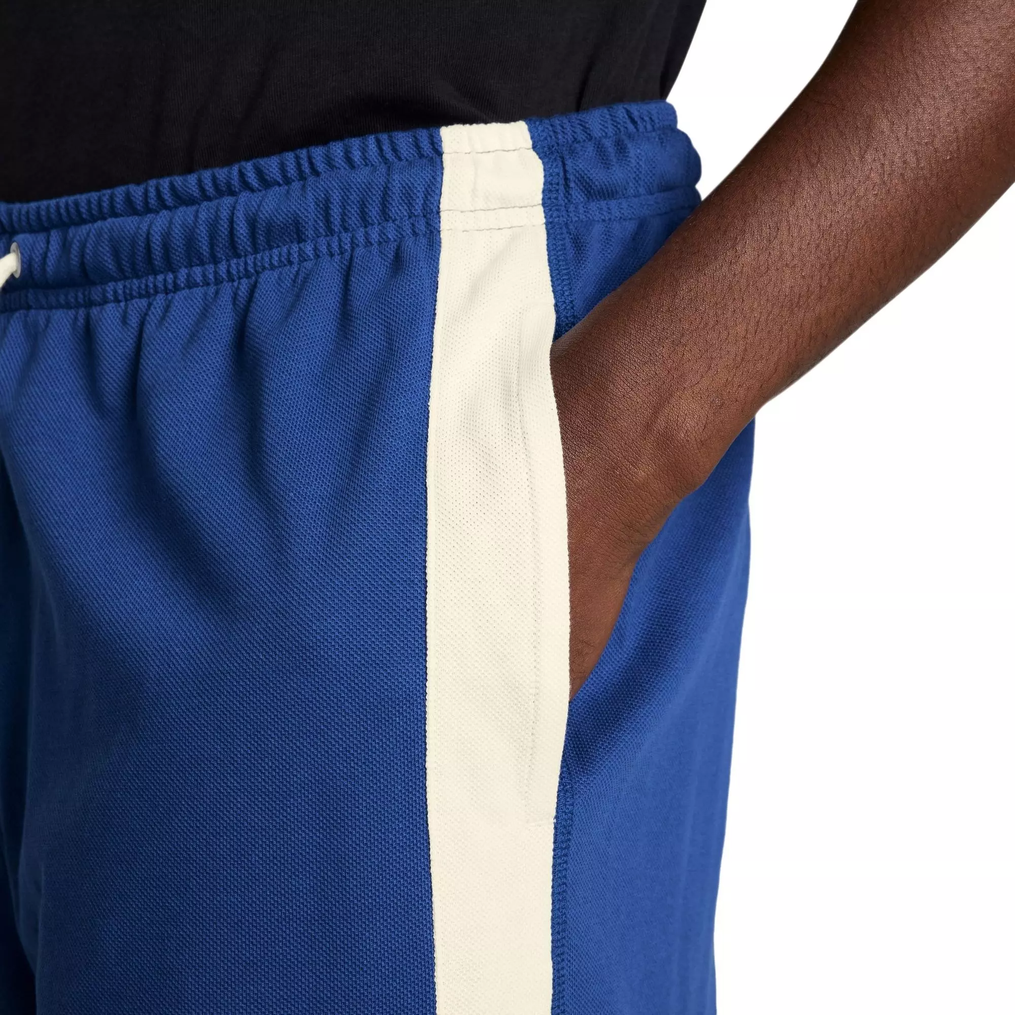 Nike Men's Sportswear Club Knit Flow Shorts-Blue/White - BLUE/WHITE