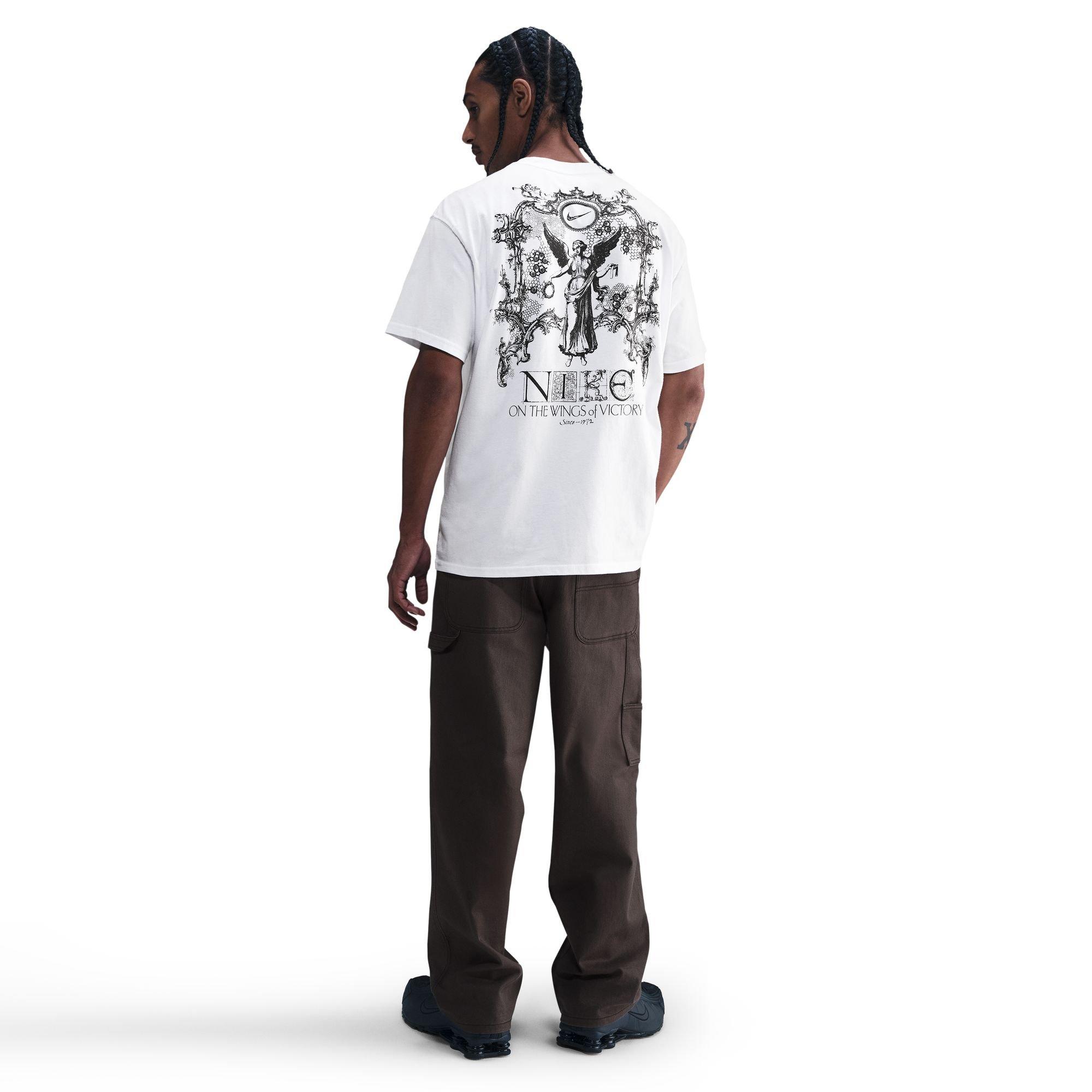 Nike Men's Sportswear Max90 Tee - White/Black - WHITE/BLACK Thumbnail View 2