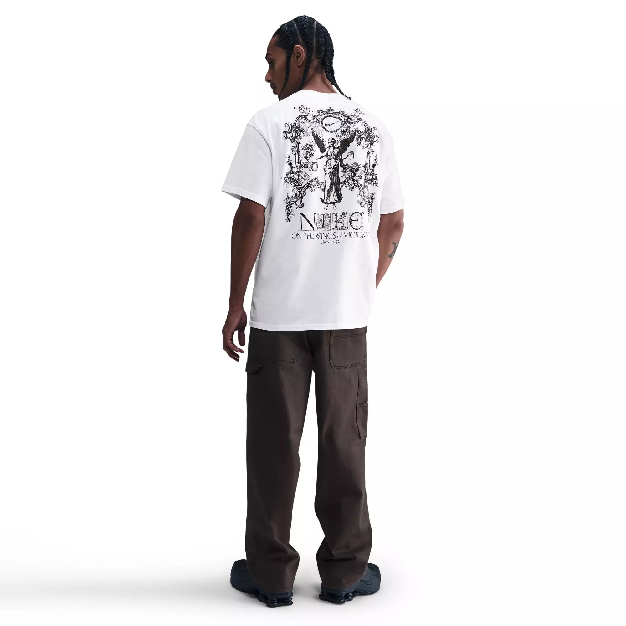 Nike Men's Sportswear Max90 Tee - White/Black - WHITE/BLACK