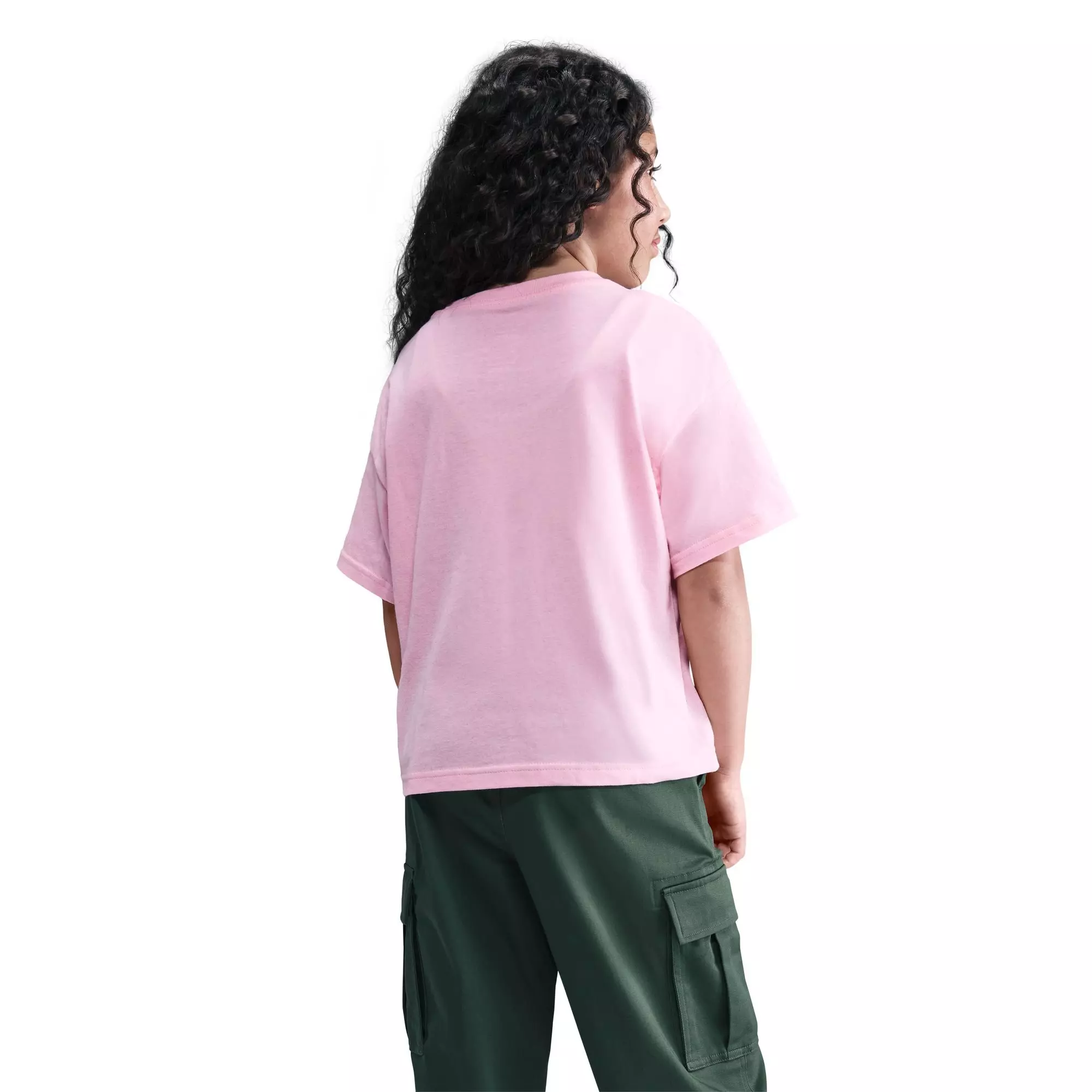 Nike Big Girls' Sportswear Essential Tee - PINK