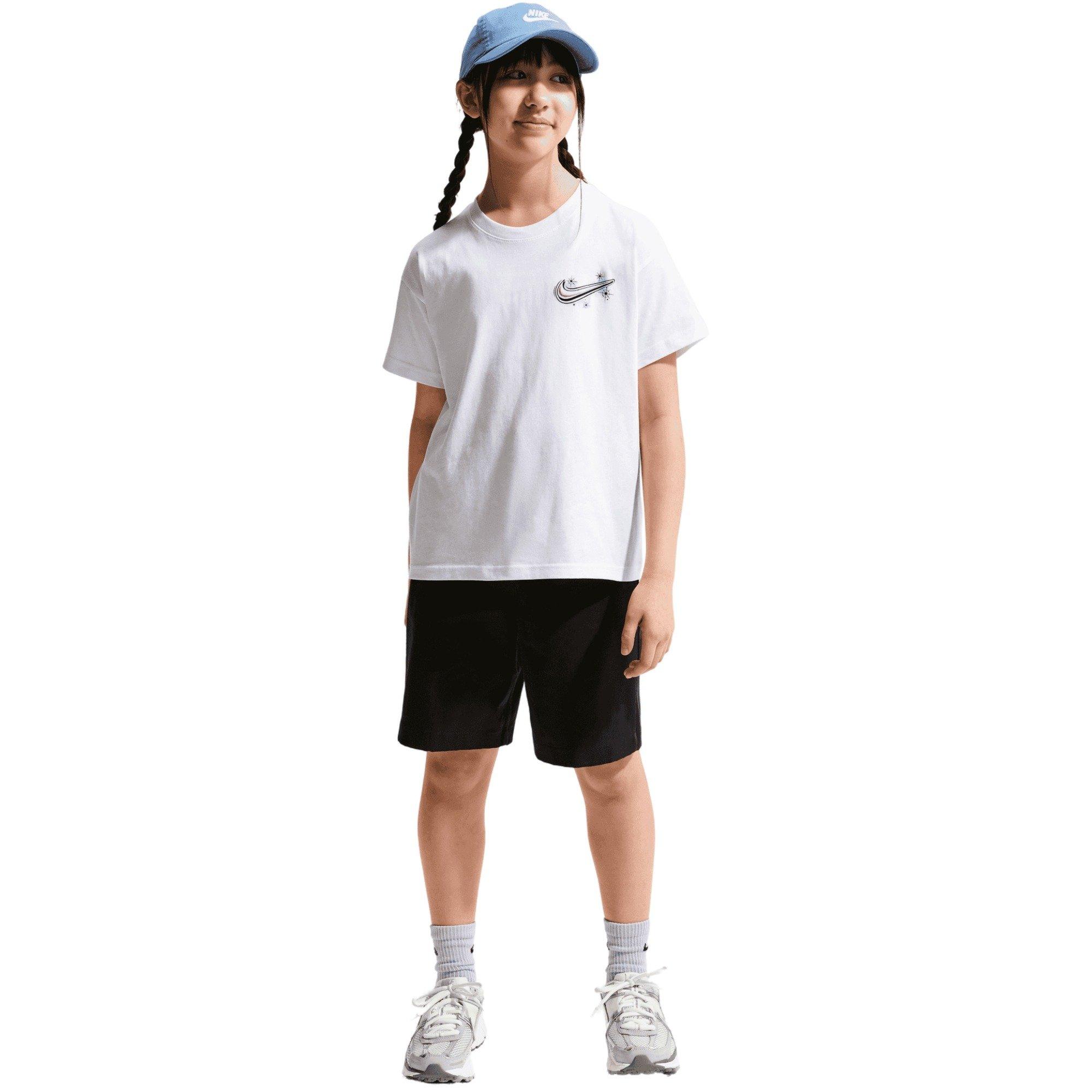 Nike Big Girls' Sportswear Tee - WHITE Thumbnail View 1