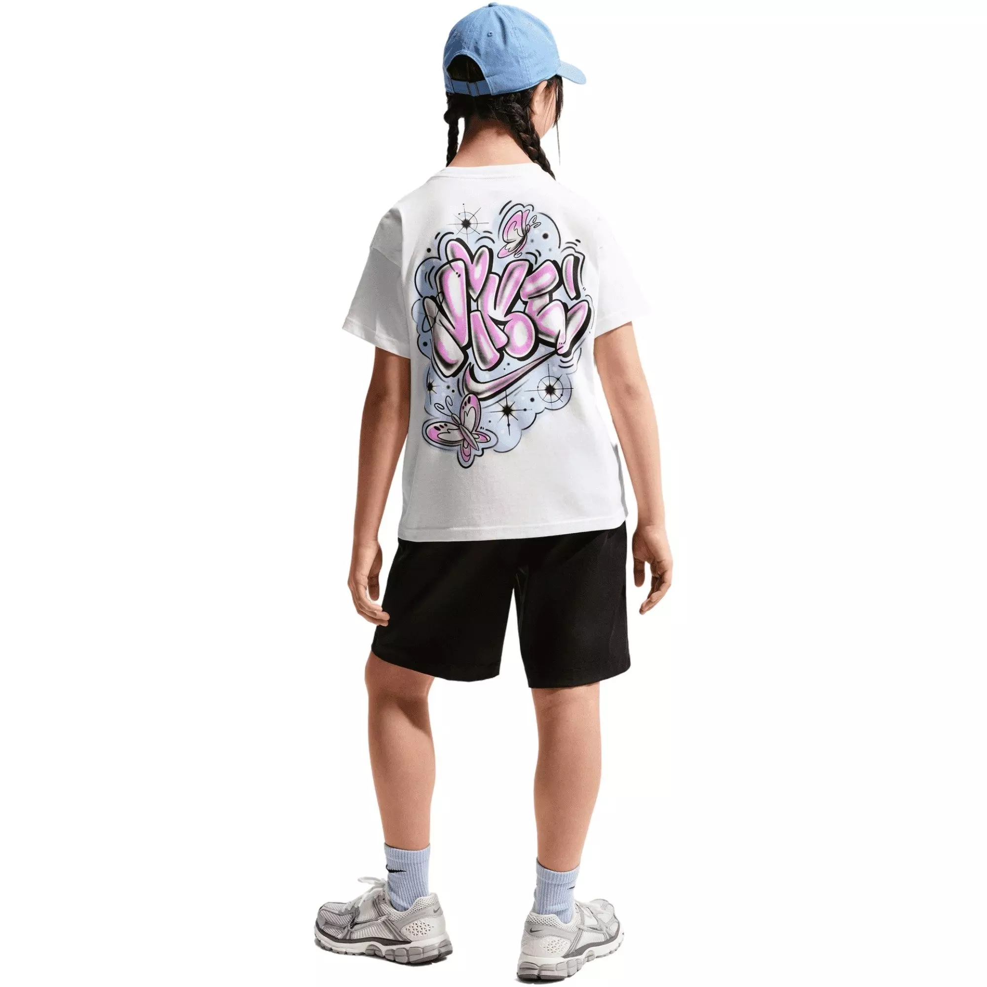 Nike Big Girls' Sportswear Tee - WHITE