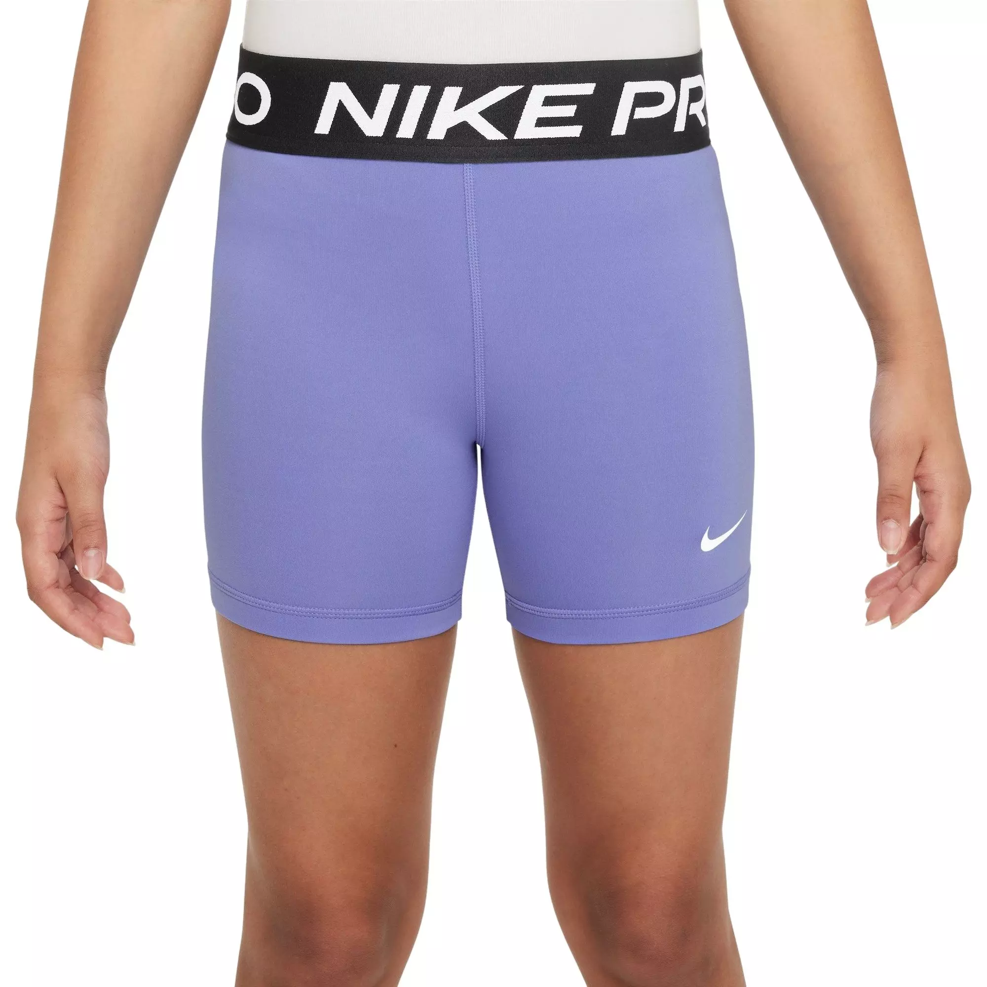 Nike Big Girls' Pro Shorts - PURPLE