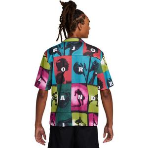 Jordan Men's Brooklyn All-Over Print Mesh Shirt