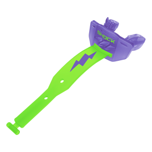 Shock Doctor Thunder Bolt Two-Tone Lip Guard - Green/Purple