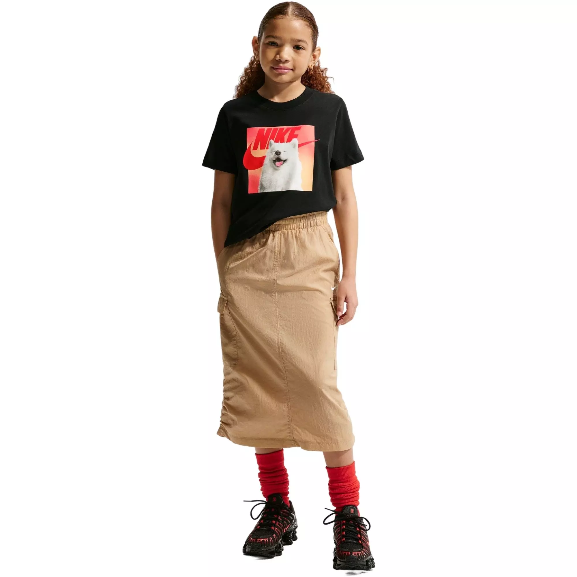 Nike Big Kids' Sportswear Tee - BLACK