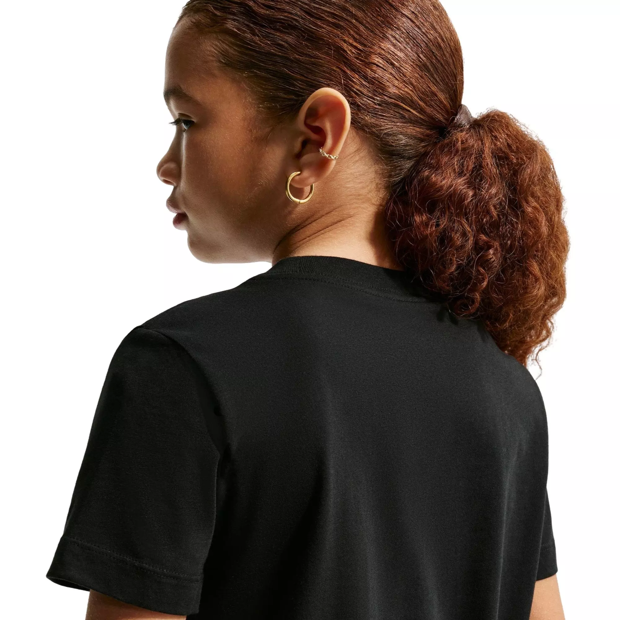 Nike Big Kids' Sportswear Tee - BLACK