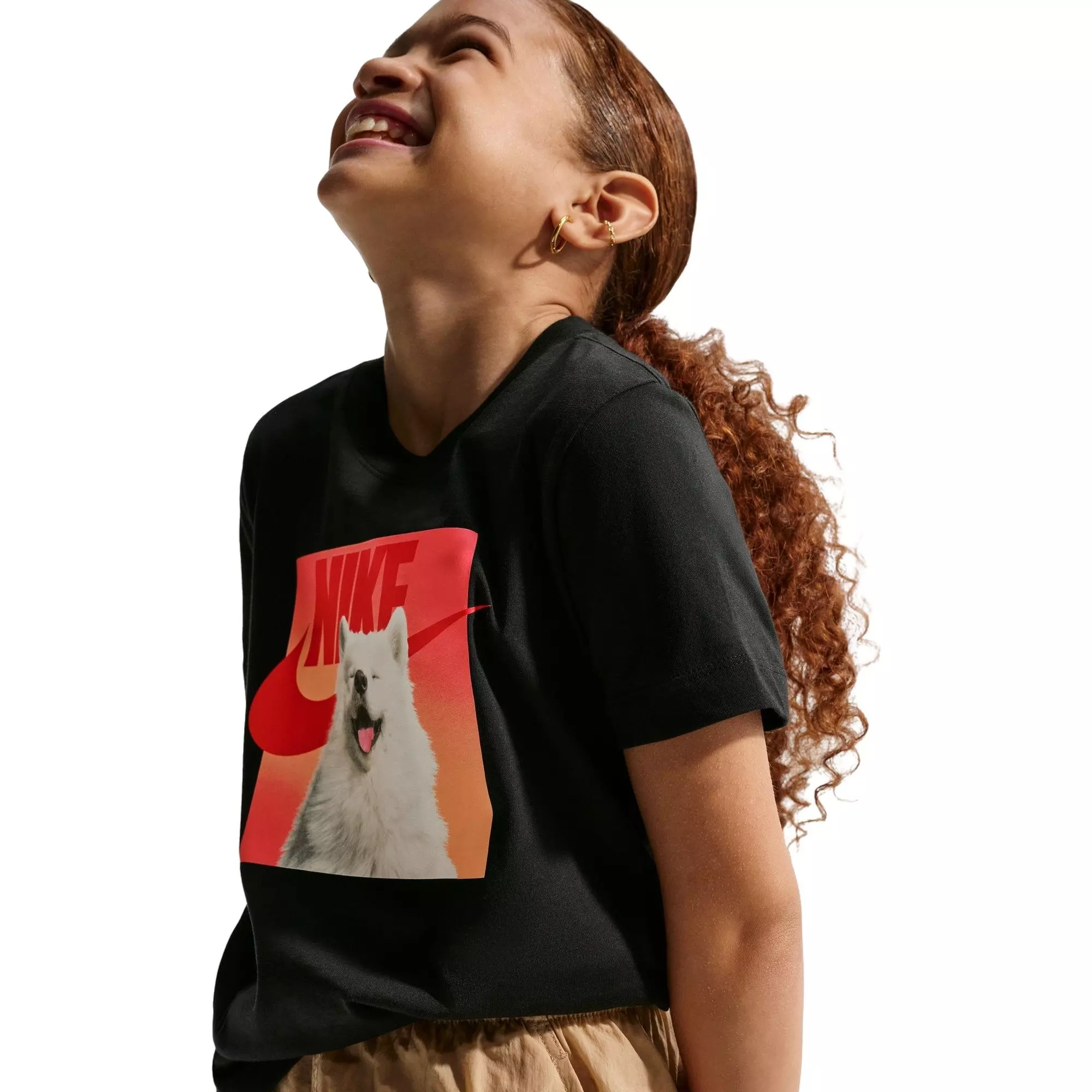 Nike Big Kids' Sportswear Tee - BLACK