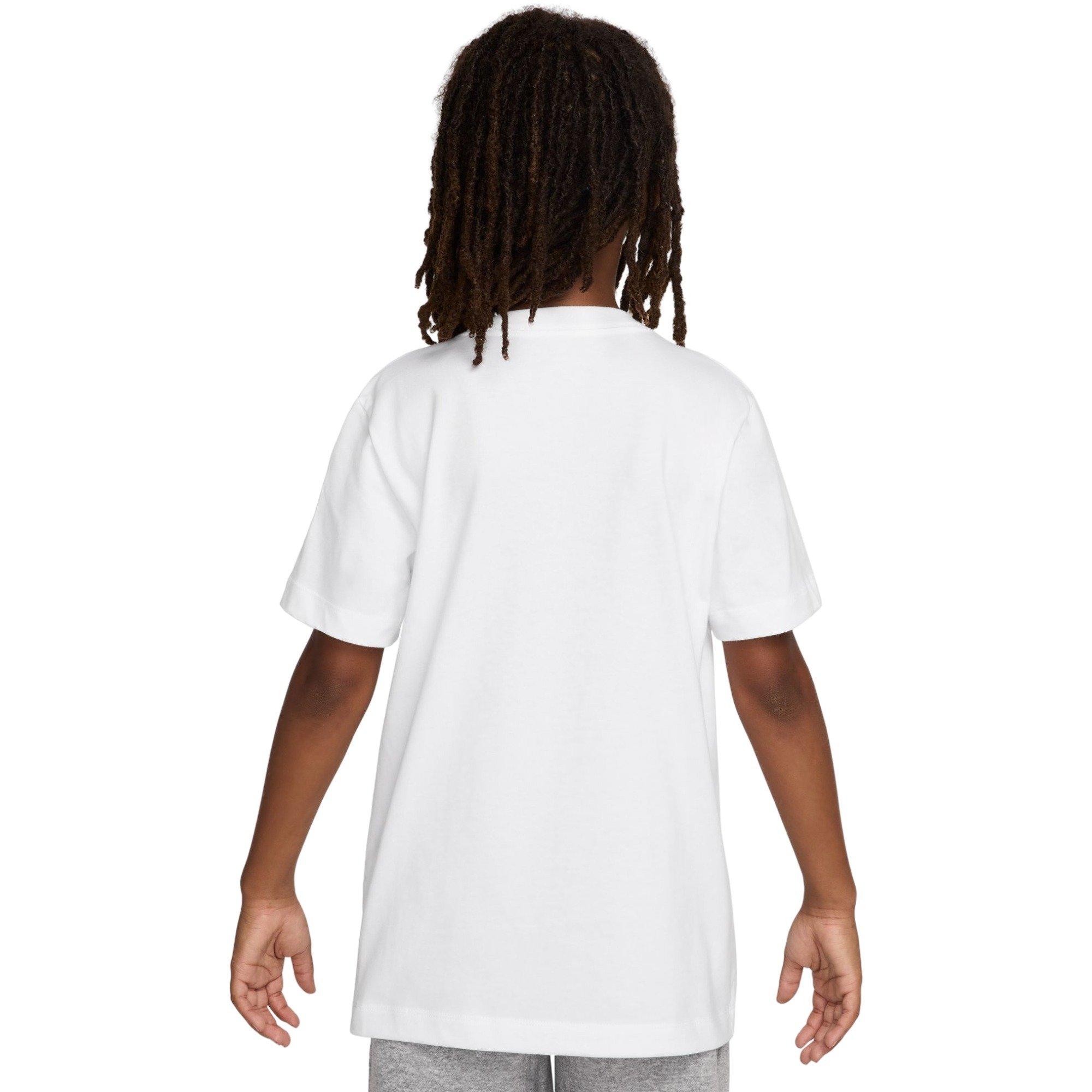 Nike Big Boys' Sportswear Tee-White - WHITE Thumbnail View 2