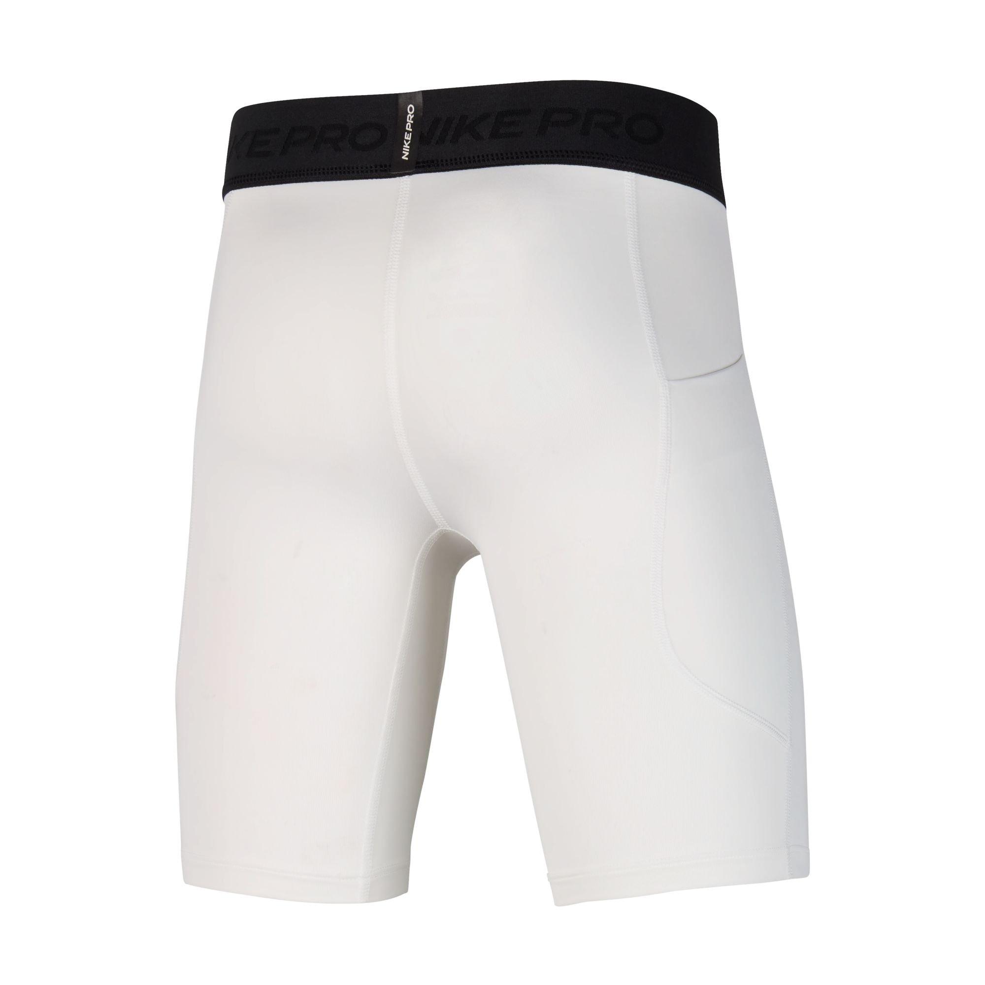 Nike Pro Dri-FIT Big Boys' White Shorts