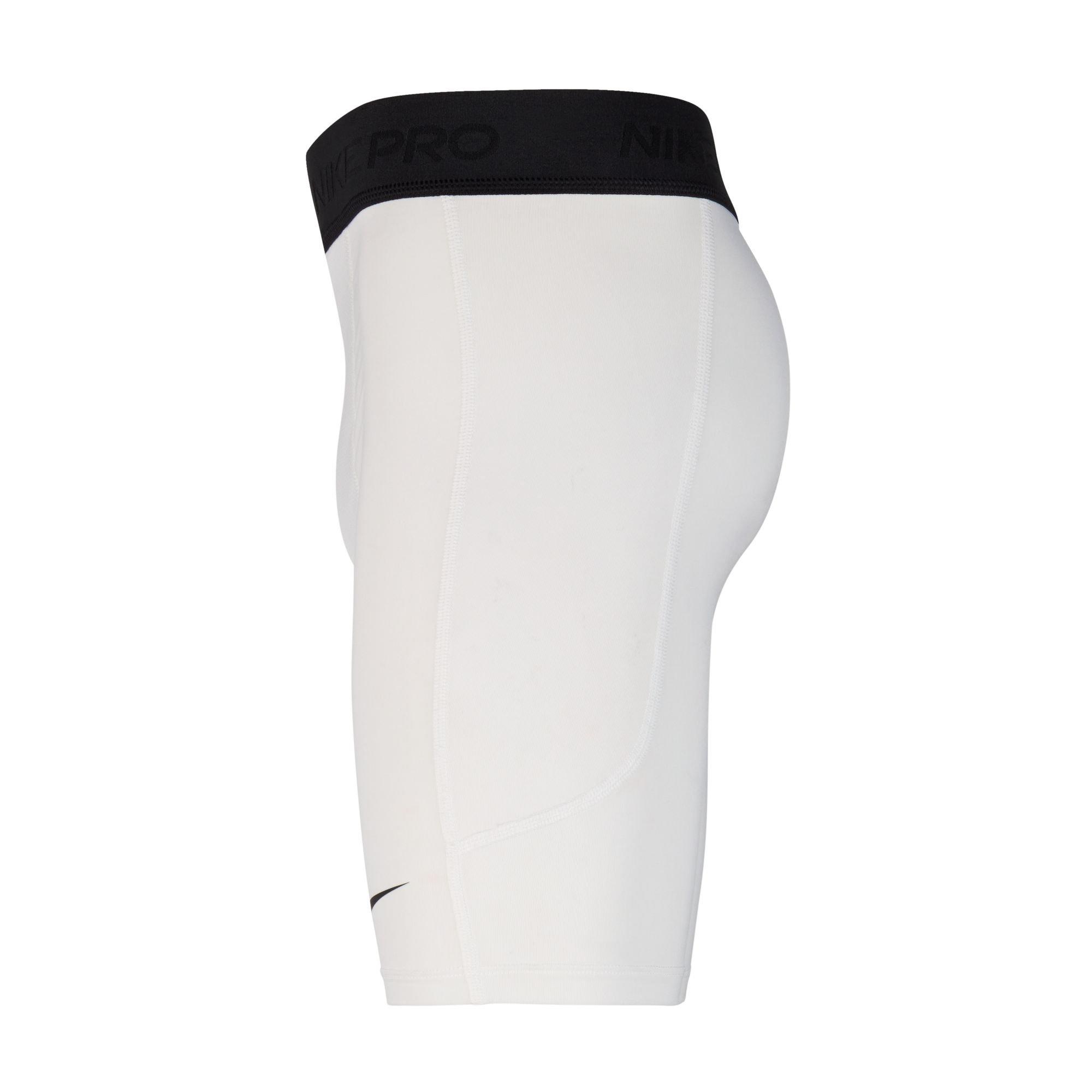 Nike Pro Dri-FIT Big Boys' White Shorts