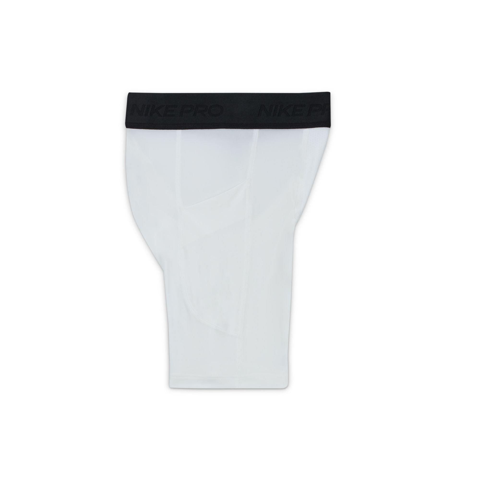 Nike Pro Dri-FIT Big Boys' White Shorts