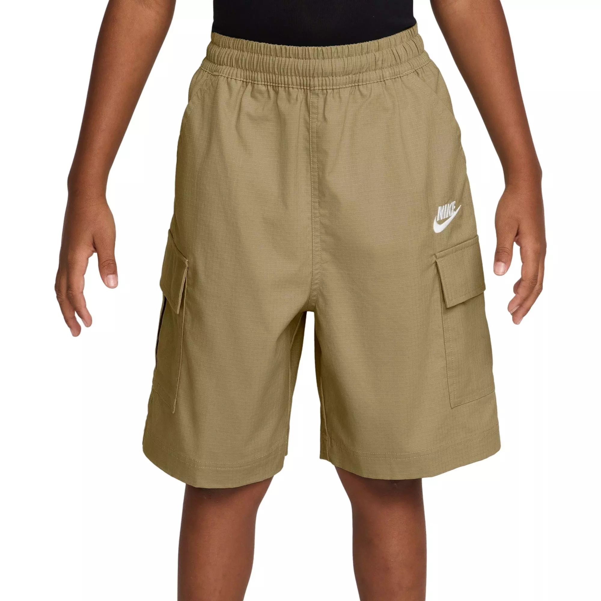 Nike Big Boys' Sportswear Woven Cargo Shorts - KHAKI