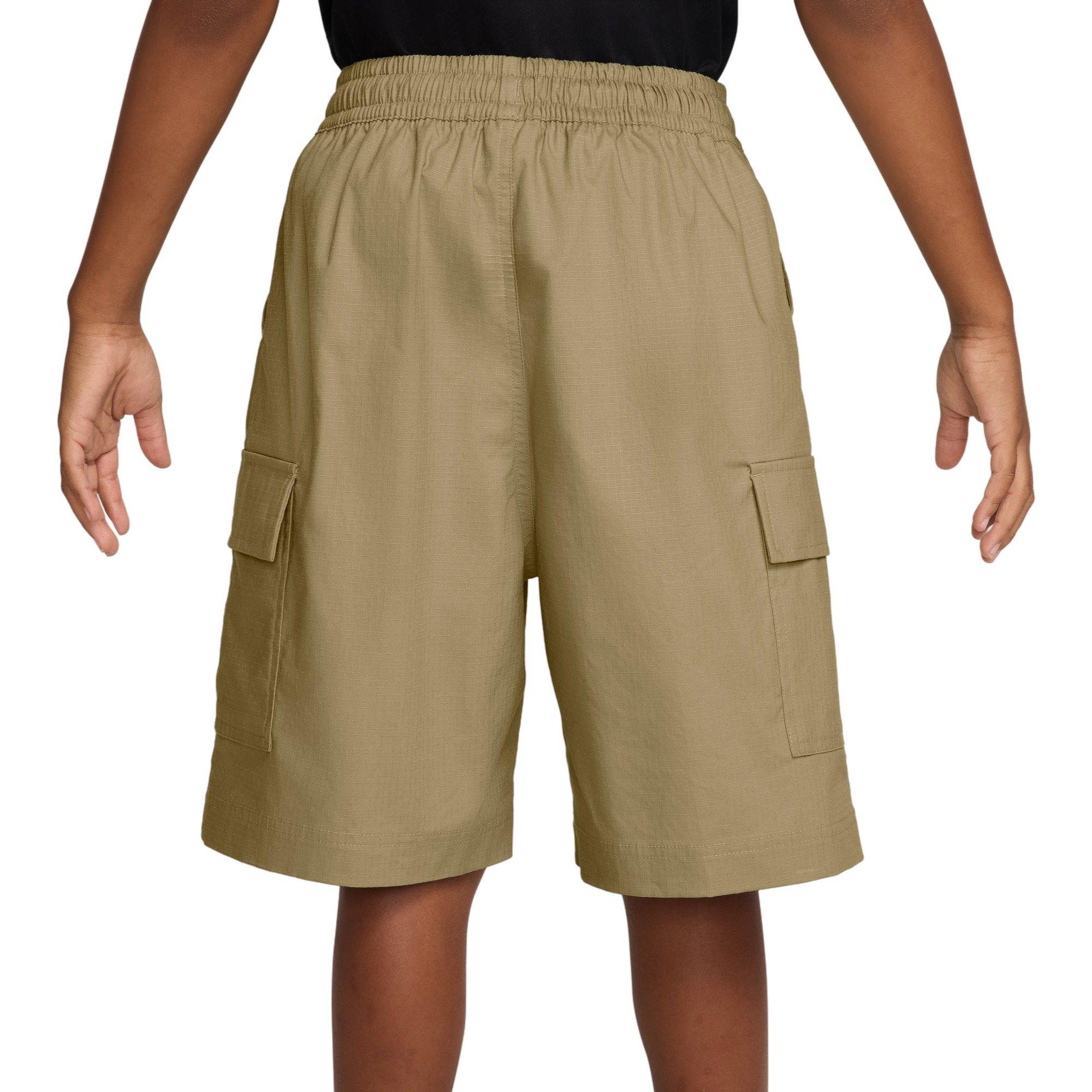 Nike Big Boys' Sportswear Woven Cargo Shorts - KHAKI Thumbnail View 2