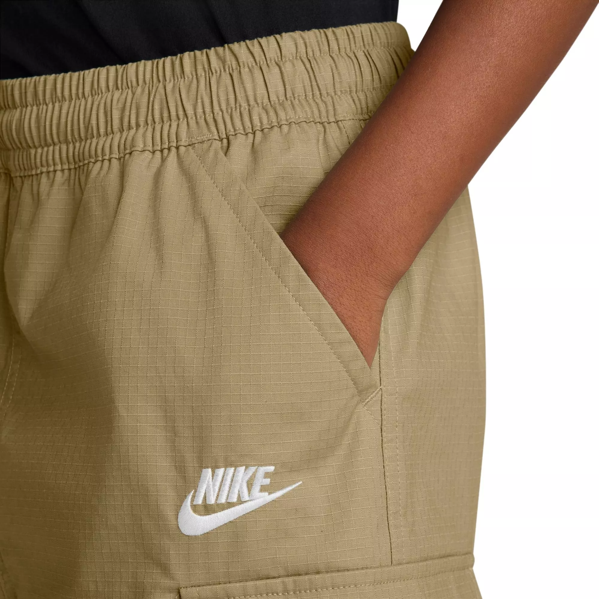 Nike Big Boys' Sportswear Woven Cargo Shorts - KHAKI