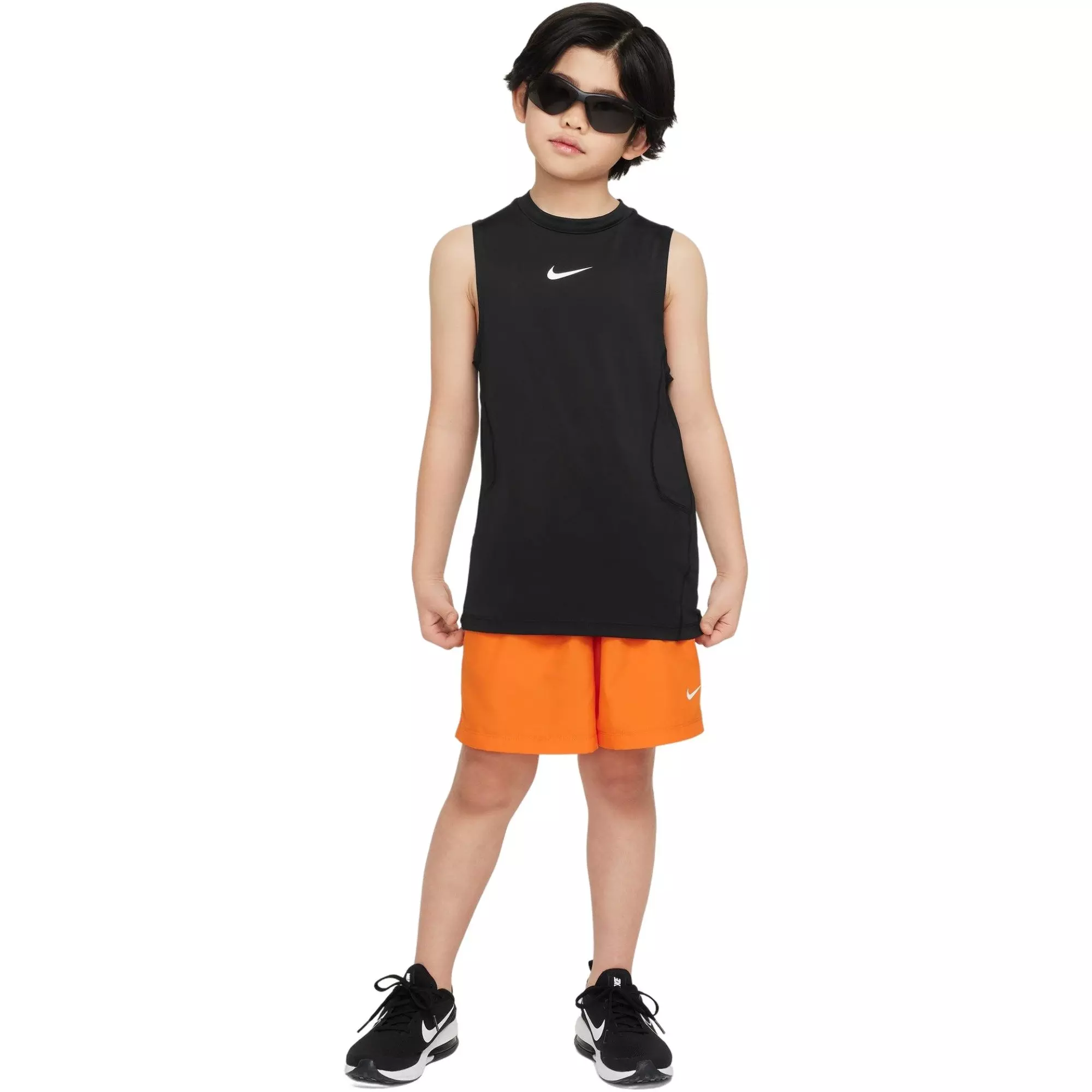Nike Big Boys' Sleeveless Top - BLACK
