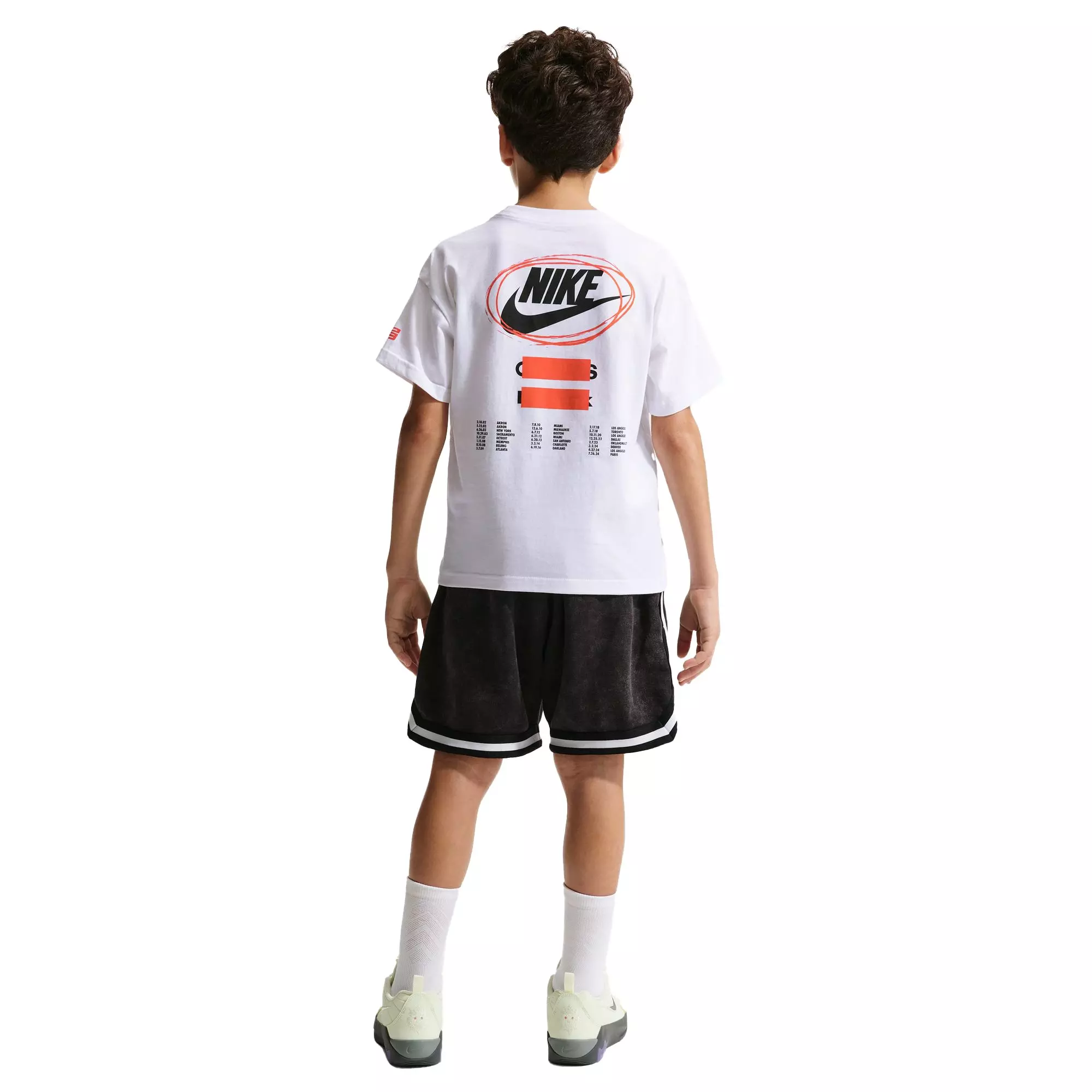 Nike LeBron "Shoe Bag" Big Kids' Basketball T-Shirt - WHITE