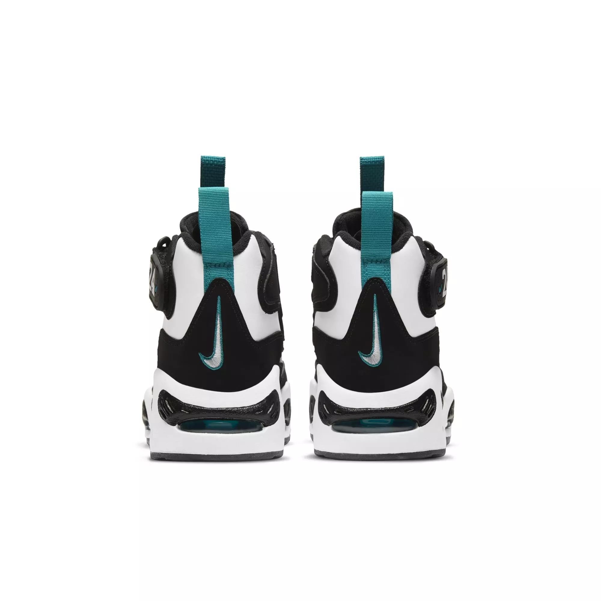 Nike Air Griffey Max 1 "Freshwater" Grade School Kids' Shoe - WHITE/BLACK/FRESH WATER