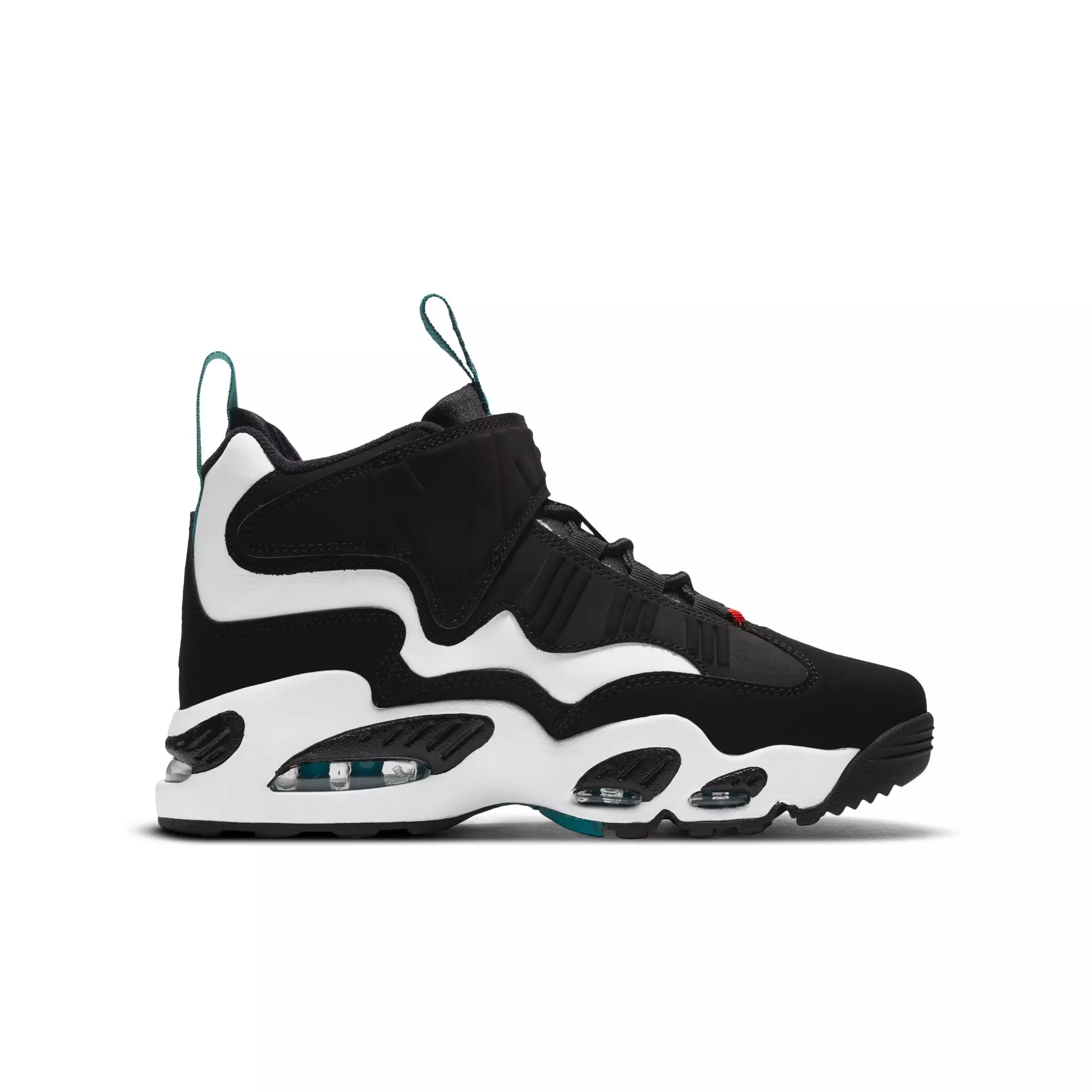 Nike Air Griffey Max 1 "Freshwater" Grade School Kids' Shoe - WHITE/BLACK/FRESH WATER