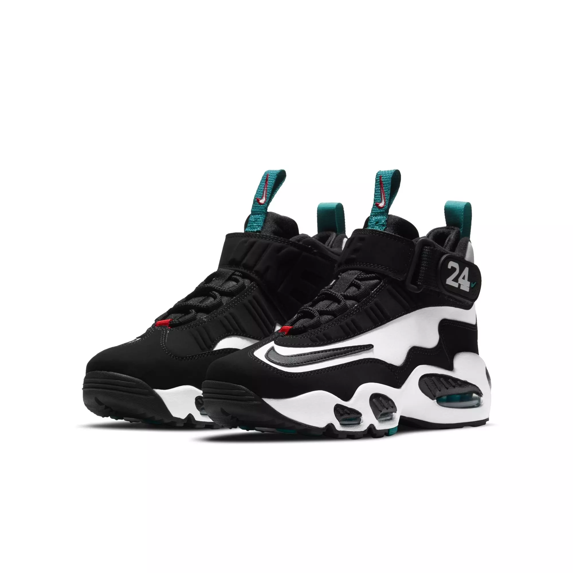 Nike Air Griffey Max 1 "Freshwater" Grade School Kids' Shoe - WHITE/BLACK/FRESH WATER