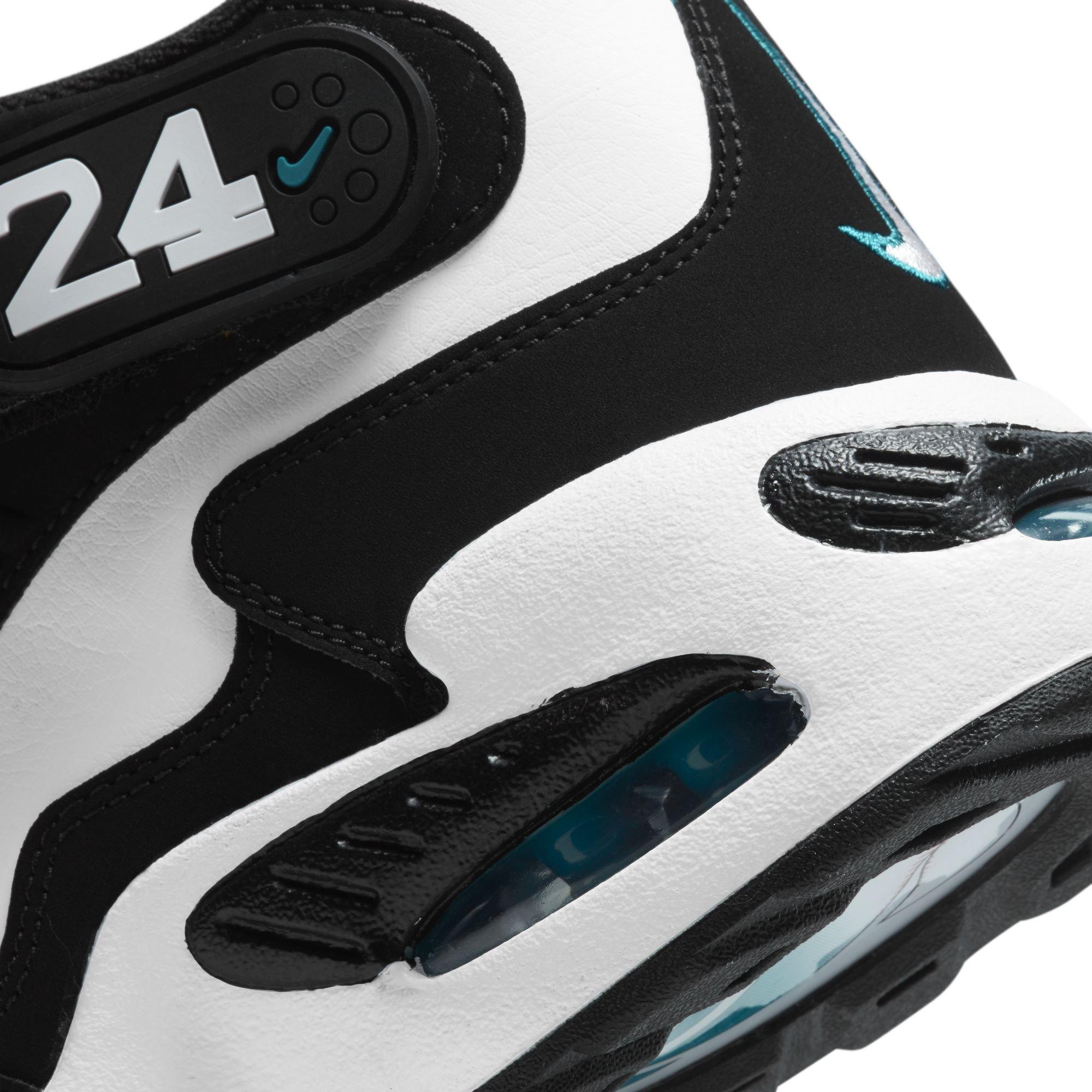 Nike Air Griffey Max 1 "Freshwater" Grade School Kids' Shoe - WHITE/BLACK/FRESH WATER Thumbnail View 6