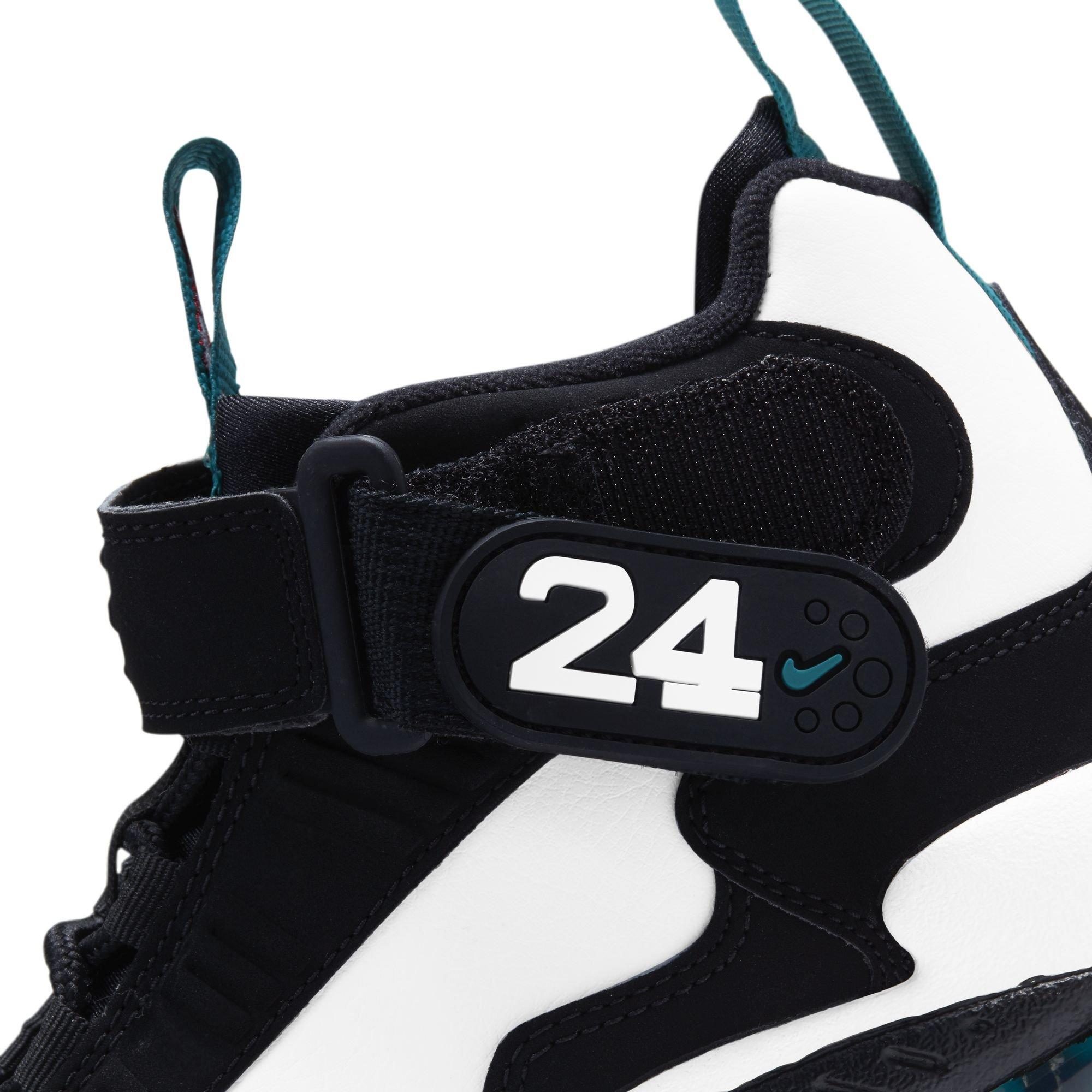 Nike Air Griffey Max 1 "Freshwater" Grade School Kids' Shoe - WHITE/BLACK/FRESH WATER Thumbnail View 7