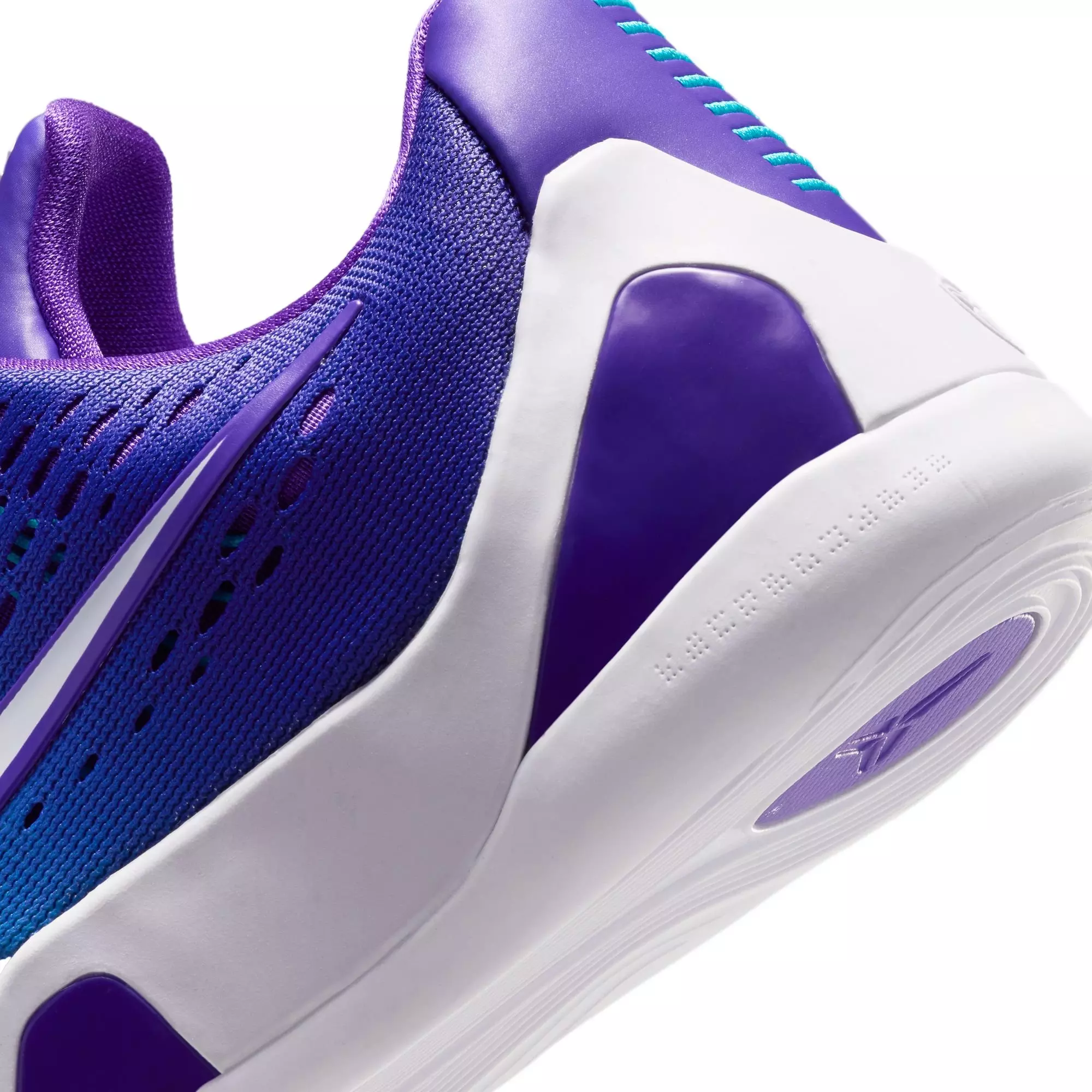 Nike Kobe IX Low EM "Charlotte" Grade School Kids' Basketball Shoe - FIERCE PURPLE/BLUE LAGOON/WHITE