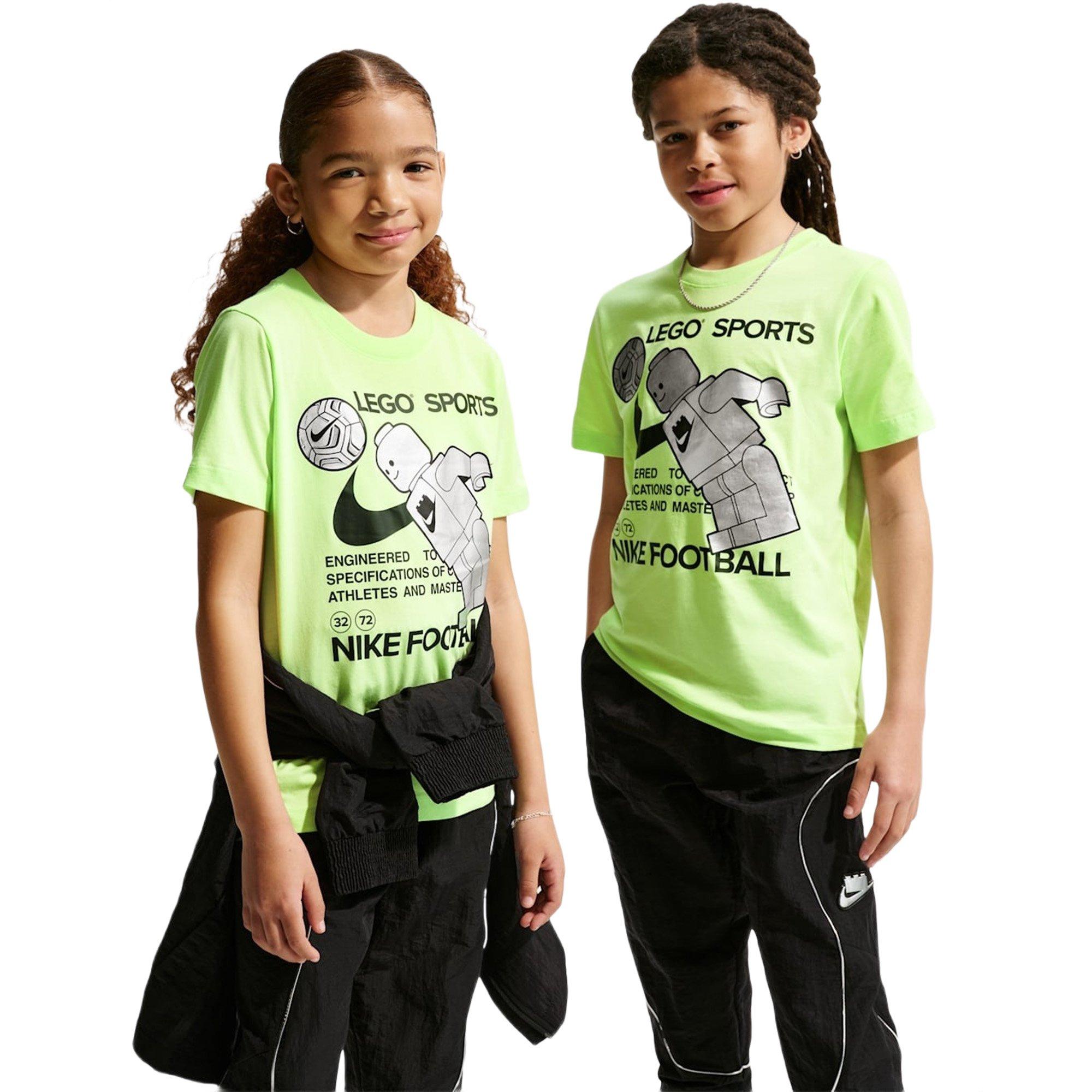 Nike x LEGO Collection Big Kids' Green Tee