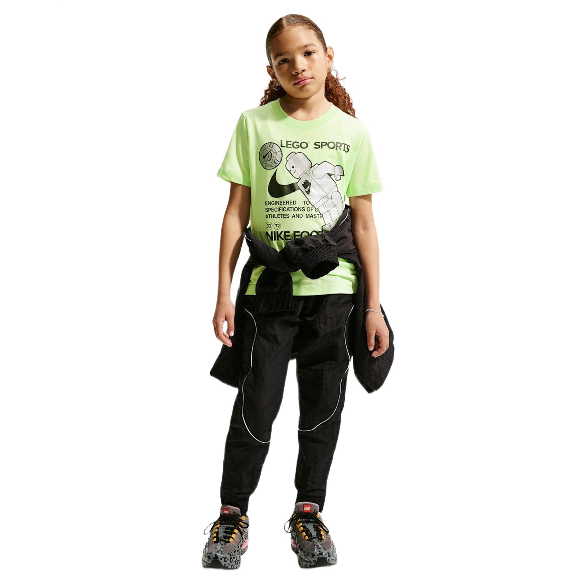 Nike Big Kids' x LEGO Collection Tee - Green - GREEN Thumbnail View 3