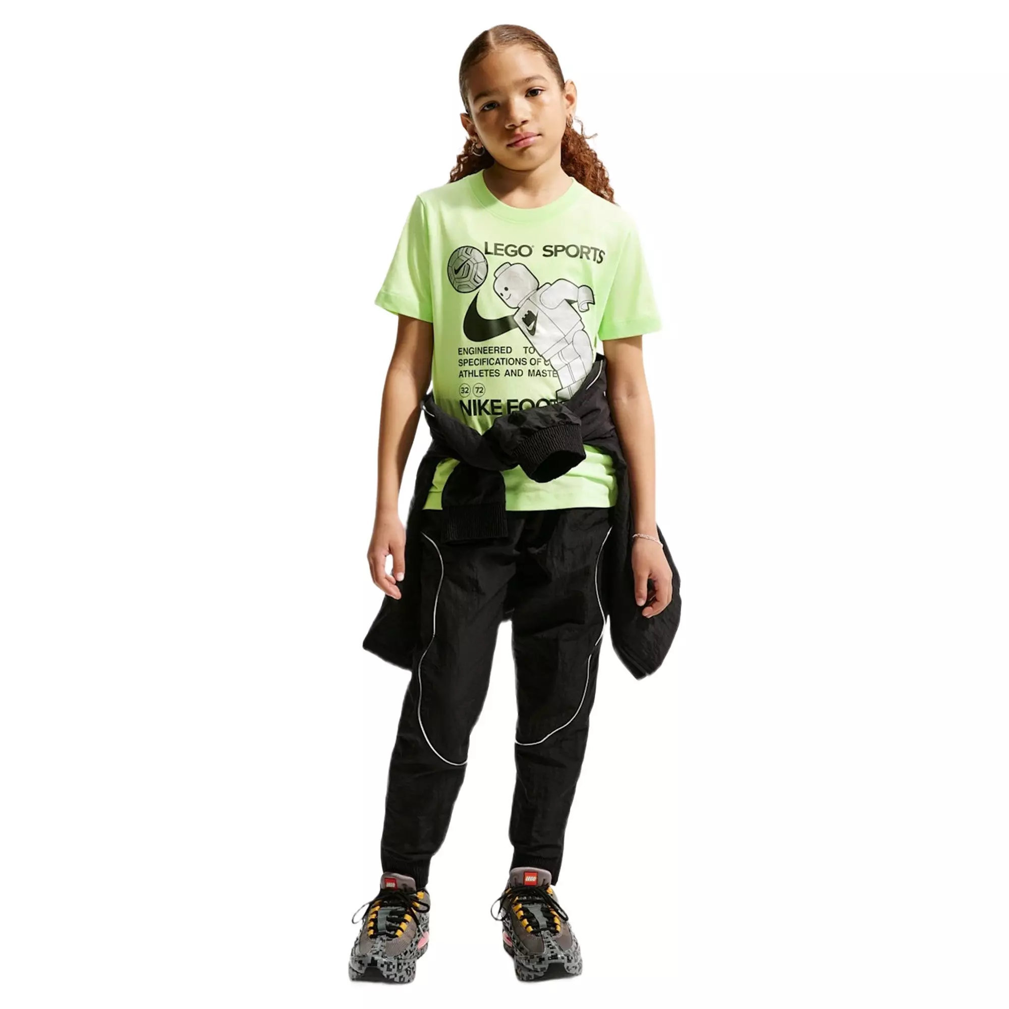 Nike Big Kids' x LEGO Collection Tee - Green - GREEN