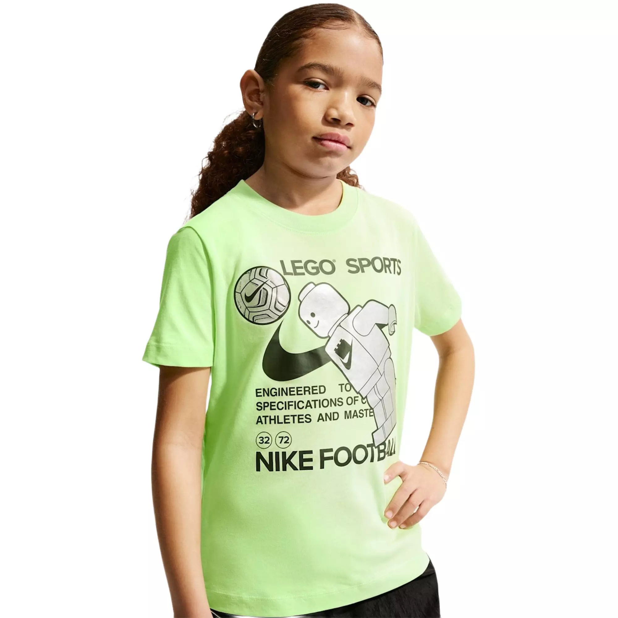 Nike Big Kids' x LEGO Collection Tee - Green - GREEN