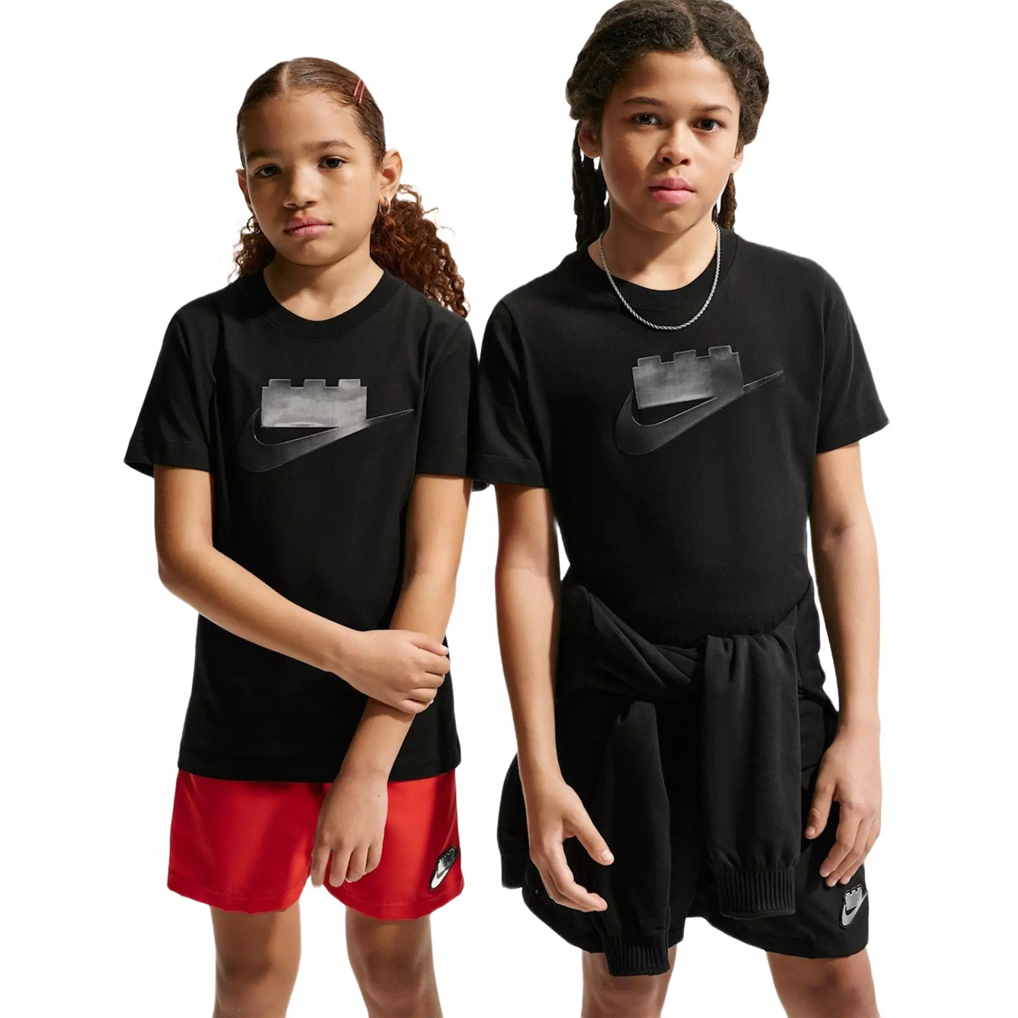 Nike Big Kids' x LEGO Collection Tee - Black - BLACK