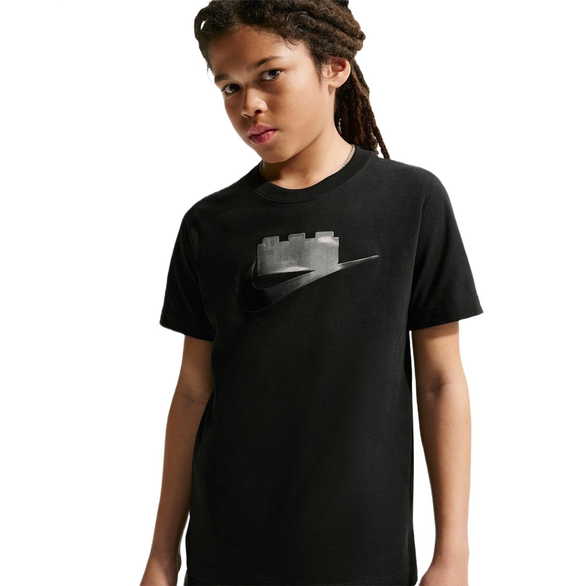 Nike Big Kids' x LEGO Collection Tee - Black - BLACK Thumbnail View 4