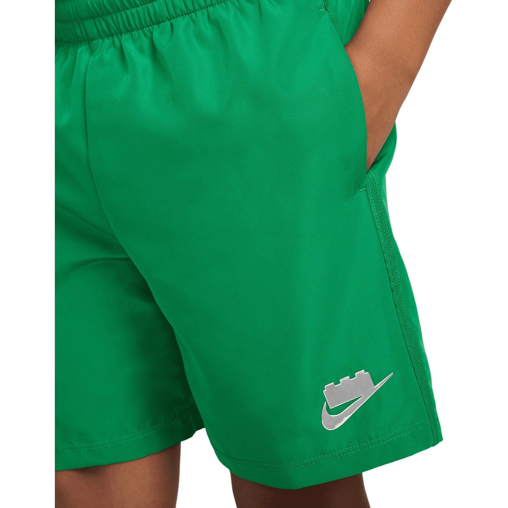 Nike Big Boys' 365 x LEGO Collection Shorts - GREEN Thumbnail View 4